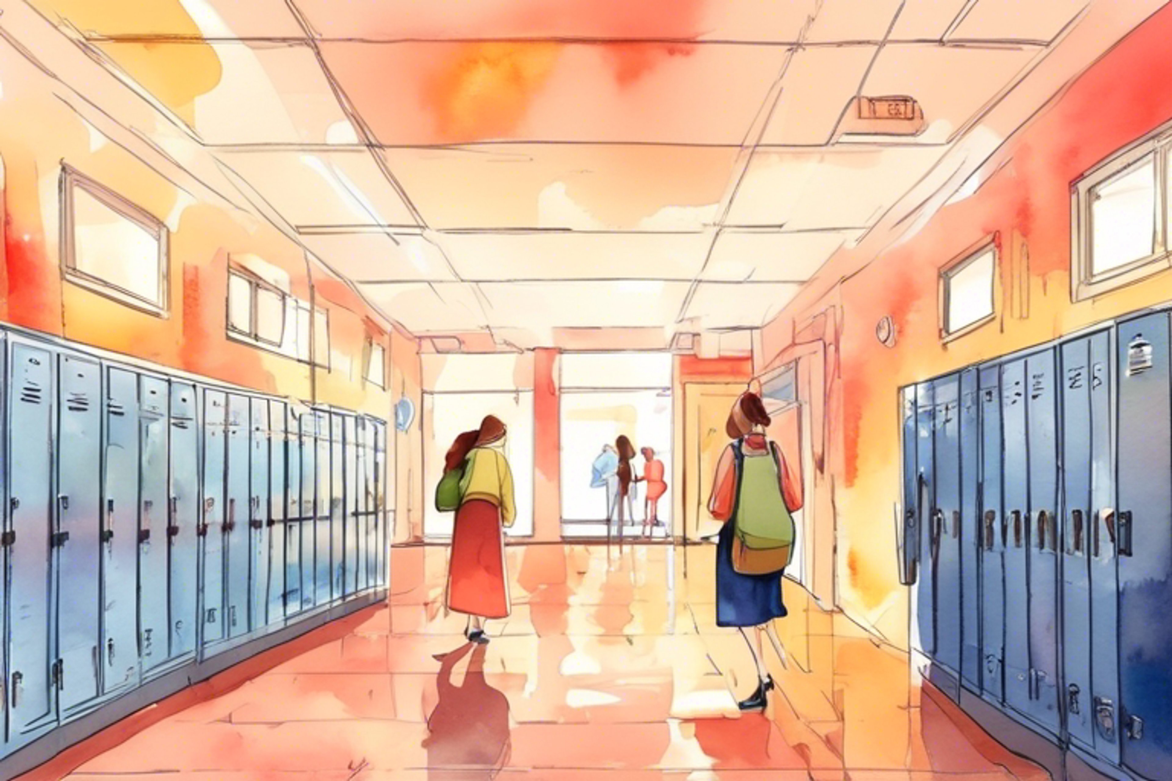 You meet with Saika to set the record straight about your relationship after rumors spread at school.