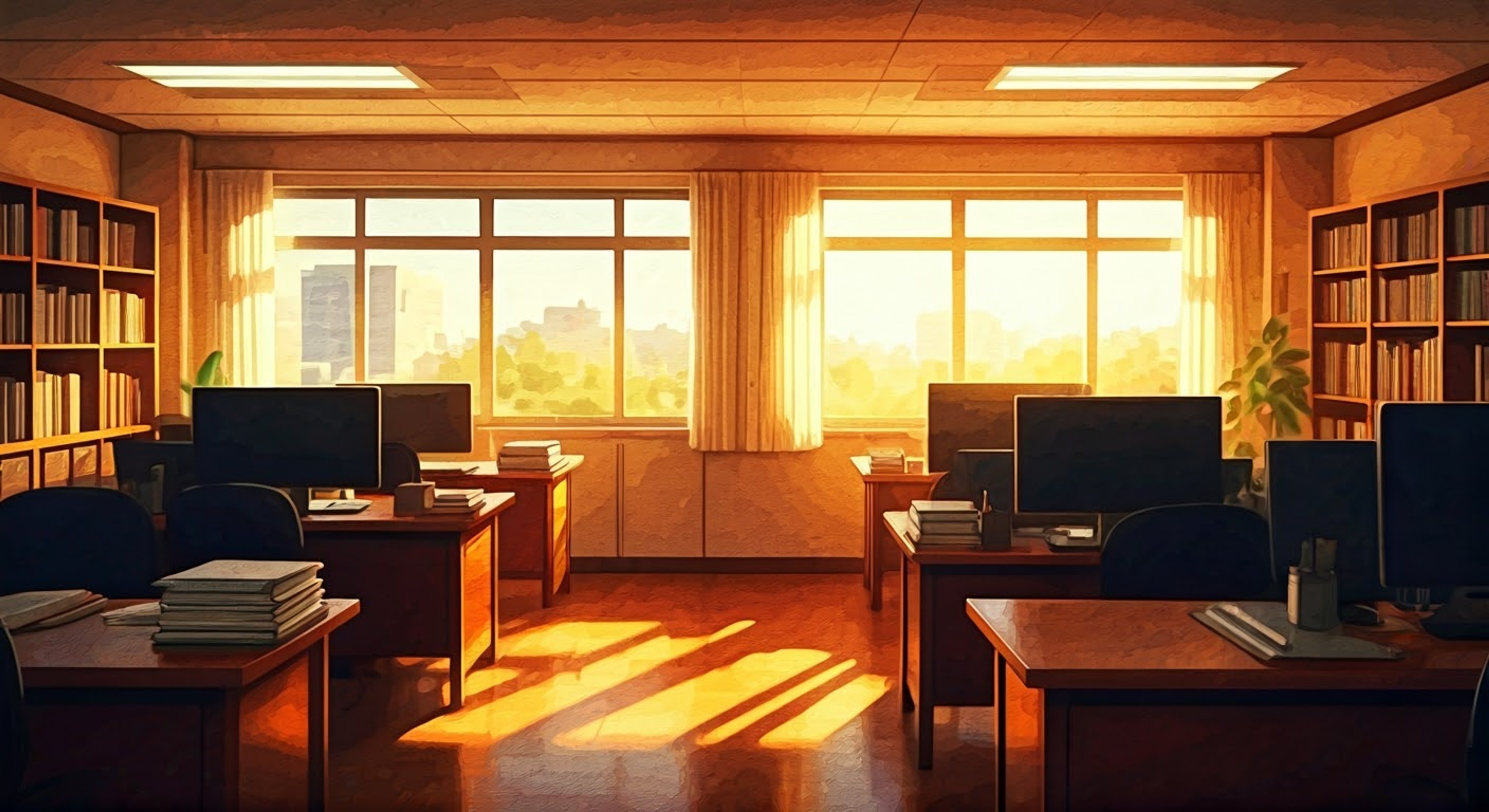 You find yourself working closely with Ms. Ukai on organizing an upcoming school festival, getting to experience firsthand her encouraging nature and natural talent for bringing people together. Her warm presence and gentle guidance make even the most challenging tasks feel manageable, while her occasional playful remarks keep the atmosphere light and enjoyable. Through this collaboration, you develop a deeper appreciation for her unique ability to balance professionalism with approachability.