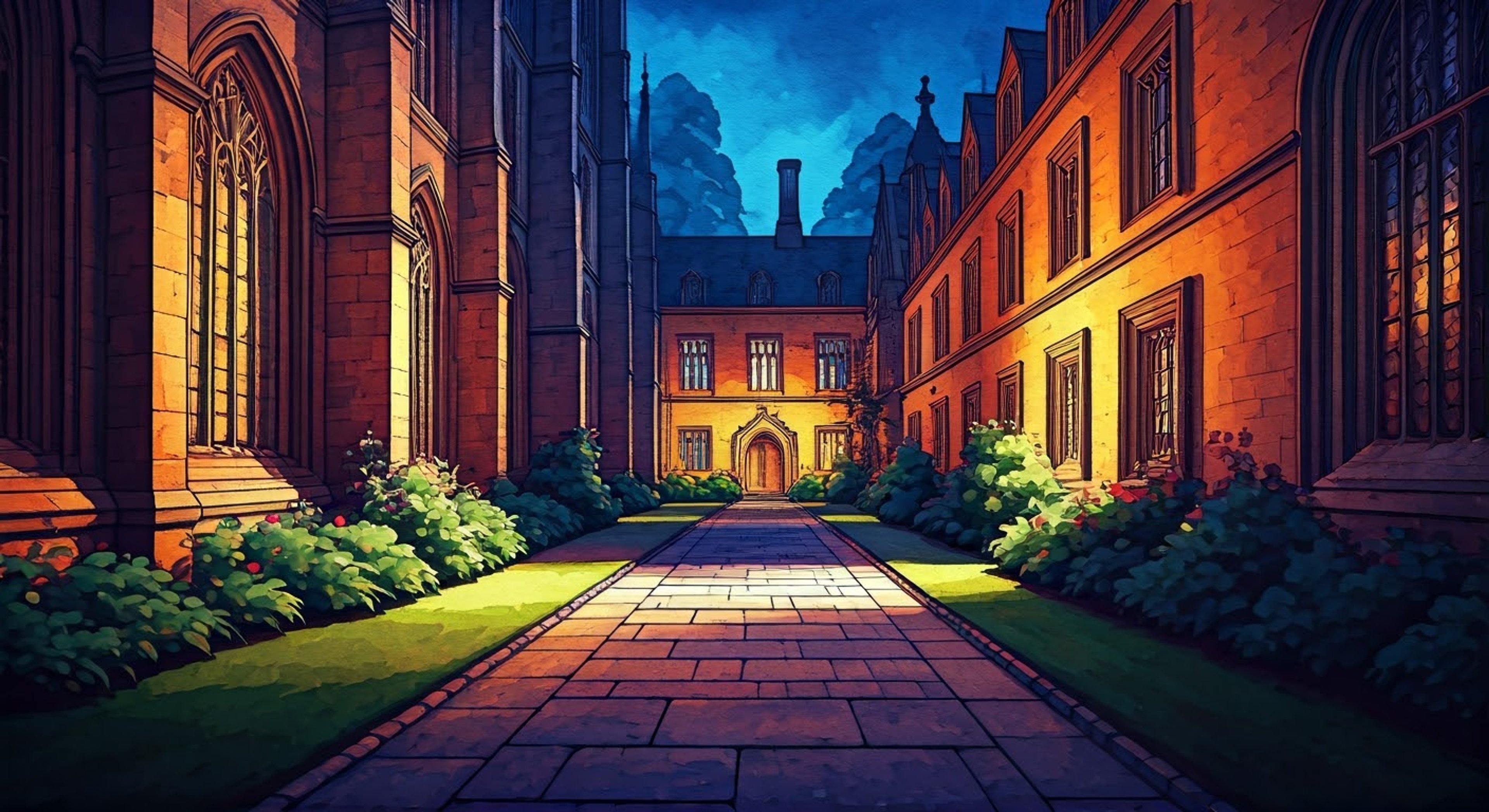 You find yourself partnered with Yoruka on a covert night patrol of the academy grounds, utilizing her unmatched stealth and combat expertise. The mission requires absolute silence and precision as you move through shadows, watching for any signs of intruders or suspicious activity. Her heterochromatic eyes seem to glow faintly in the darkness as she leads you through hidden passages and secret vantage points, teaching you the art of remaining unseen.