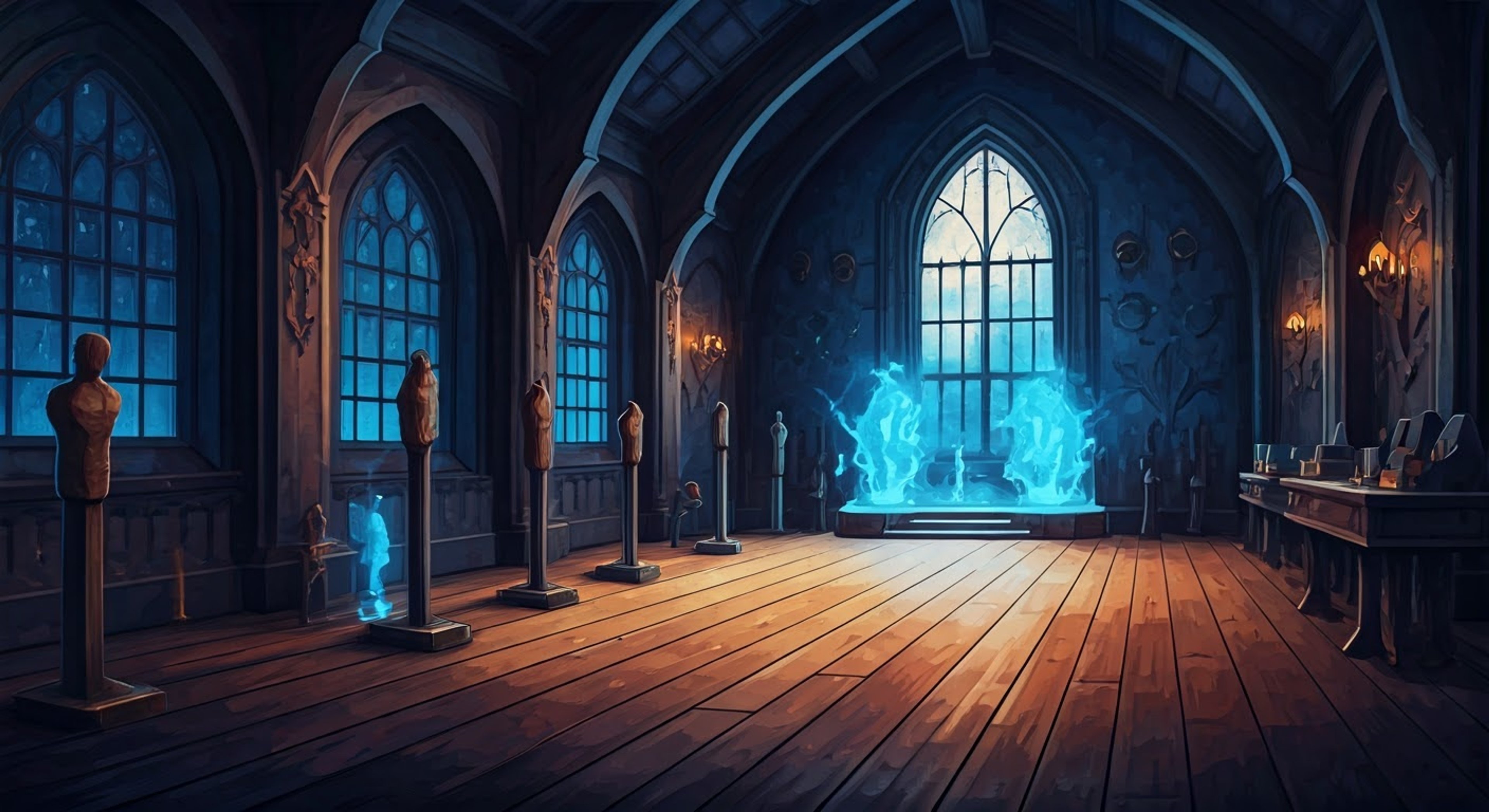 You find yourself facing off against Ben, the cursed demigod whose very presence radiates ancient power. The tension crackles between you like electricity as years of buried resentment and unspoken challenges surge to the surface. His commanding presence fills the space, but you refuse to back down from this long-awaited confrontation.