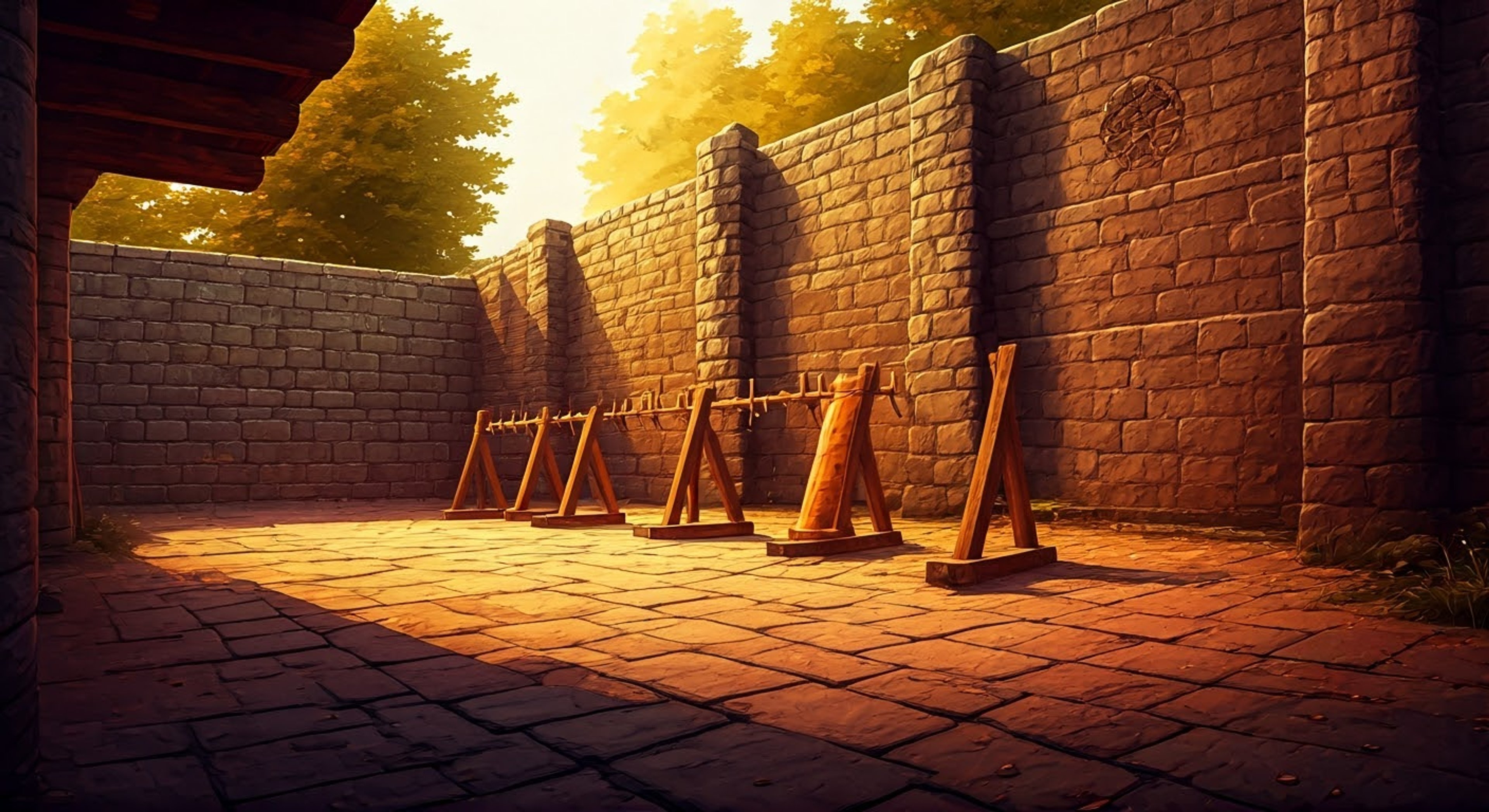 A tense scenario unfolds in the training grounds where Alfred's disciplined nature clashes with an unexpected challenge...