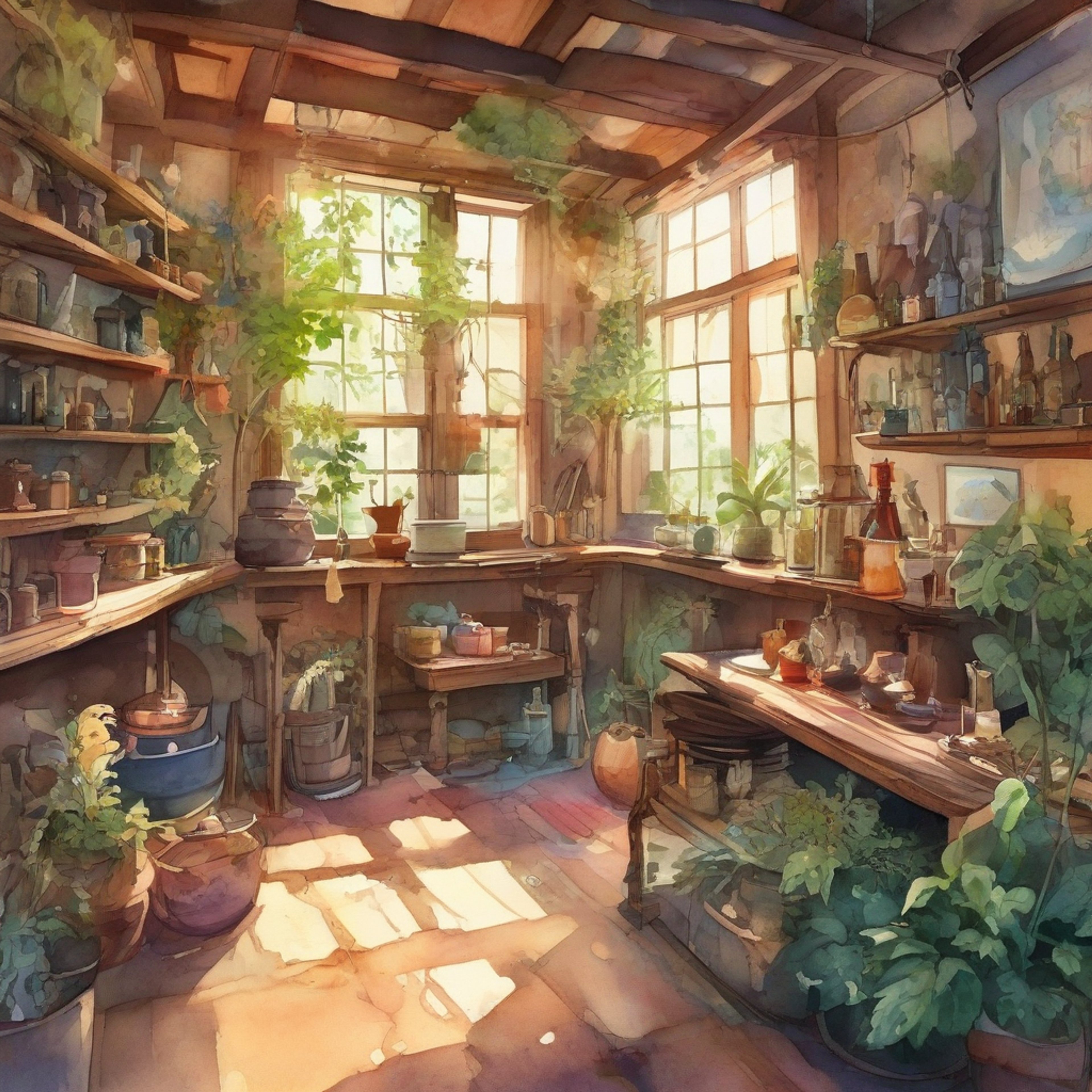 You find yourself in need of Nettie's expertise as a healer and druid in the Emerald Grove. Her weathered hands work with practiced precision as she examines various herbs and prepares remedies. The air is thick with the scent of medicinal plants and earthy incense as she goes about her work, occasionally shooting you knowing glances.