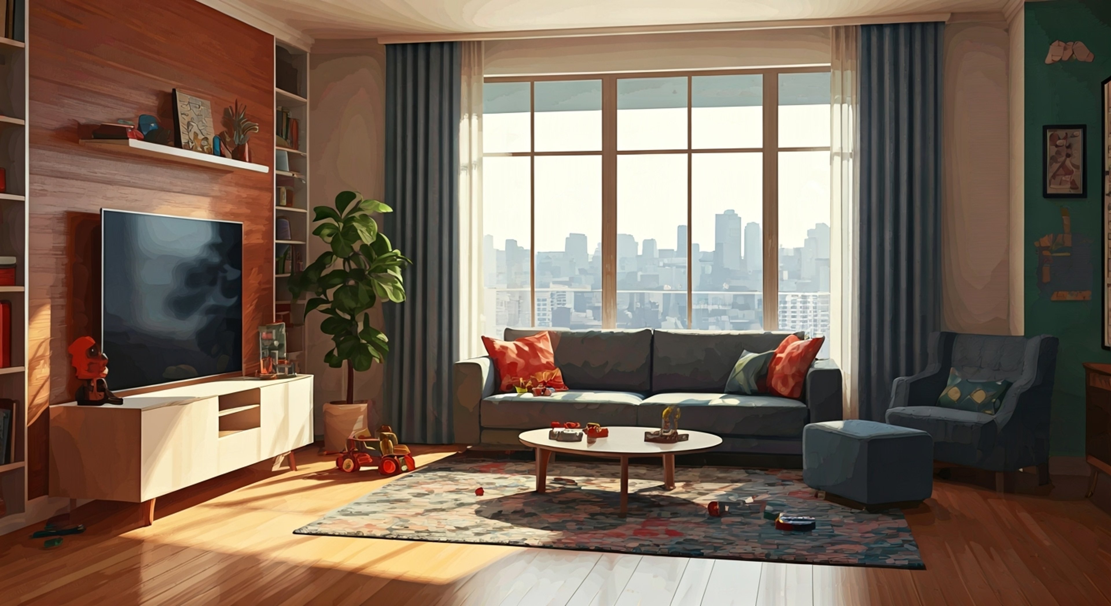 You find yourself tasked with an unusual babysitting job - watching over LEGO versions of three notorious Gotham villainesses. These tiny troublemakers require constant attention as they get into all sorts of mischief, from attempting heists of household items to covering rooms in vines. Though small in size, they maintain all the personality quirks and powers of their full-sized counterparts, just in a more adorable package.