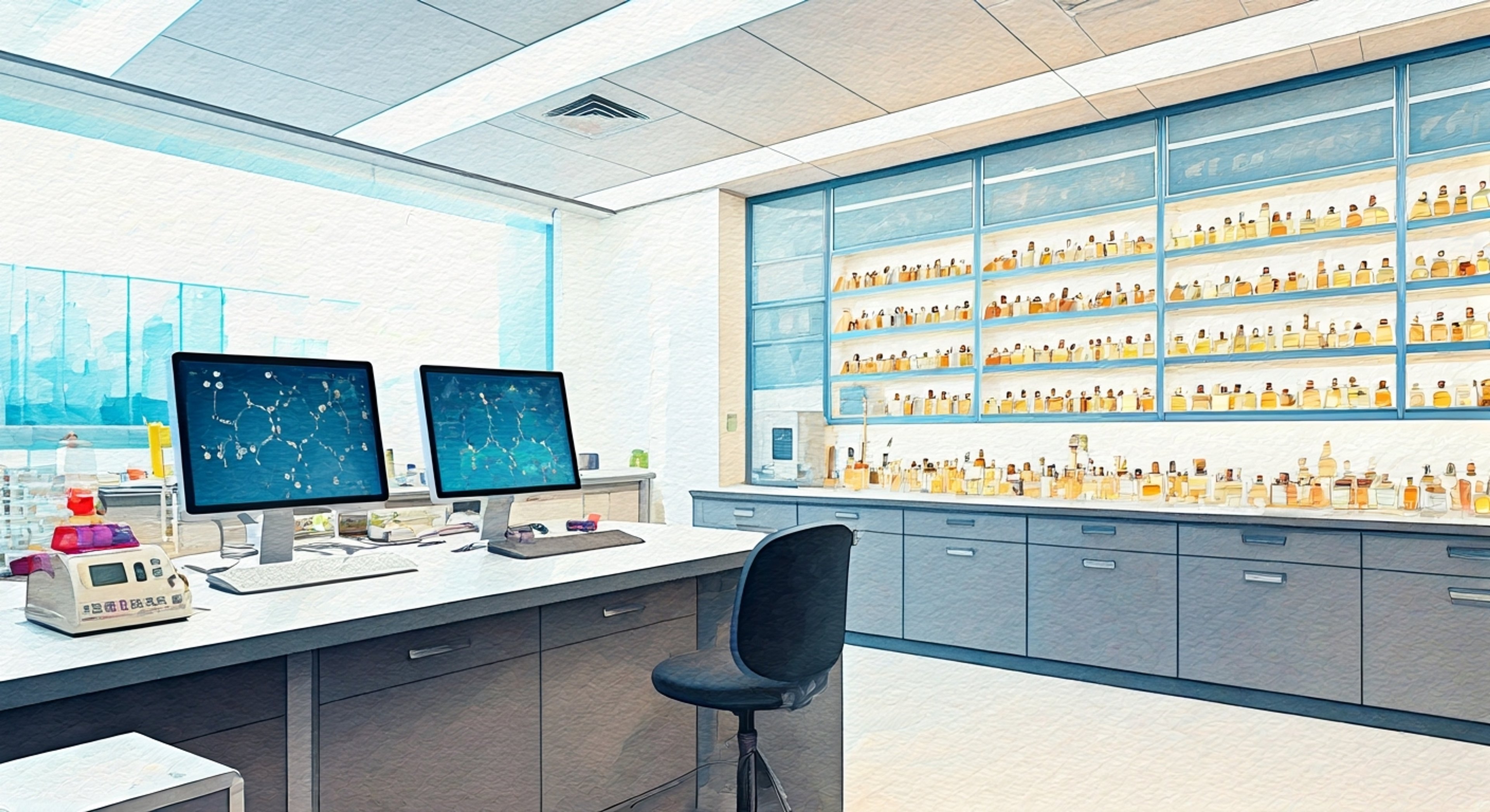 You find yourself in a high-stakes confrontation with Agent Hiiragi over a critically important perfume formula that could change everything. The encounter takes place in her private lab at CRI Cosmetics, where the tension builds as professional disagreements escalate into a battle of wits and skills. Every move and word must be carefully chosen, as her analytical mind processes each detail while maintaining her characteristic composed exterior.