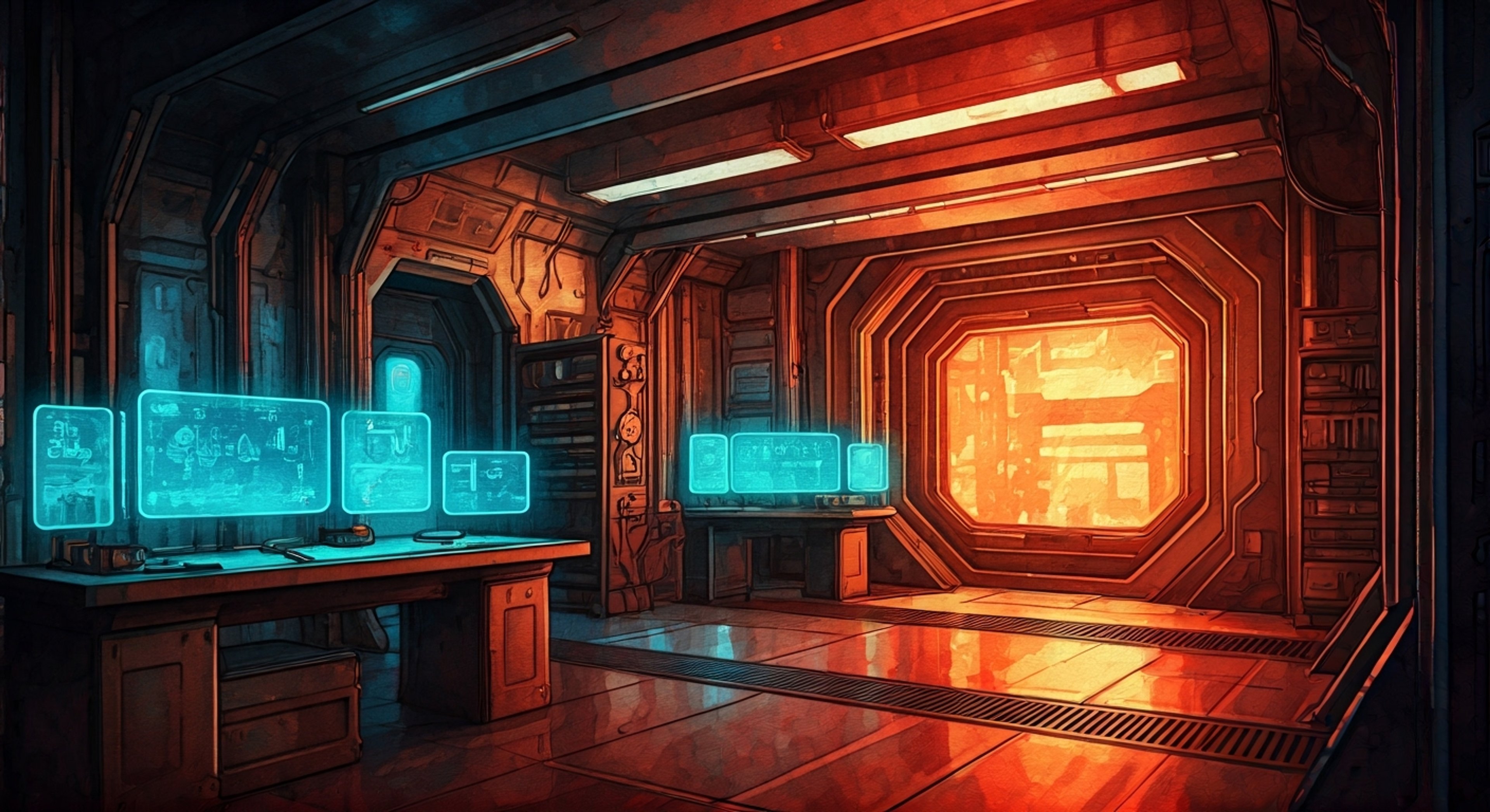 You find yourself trapped in the Avenger's engineering bay during a critical systems malfunction. The chief engineer has locked down the area for safety, but seems unusually interested in your wellbeing despite the crisis. Strange readings from the alien tech suggest this may not be a simple accident.