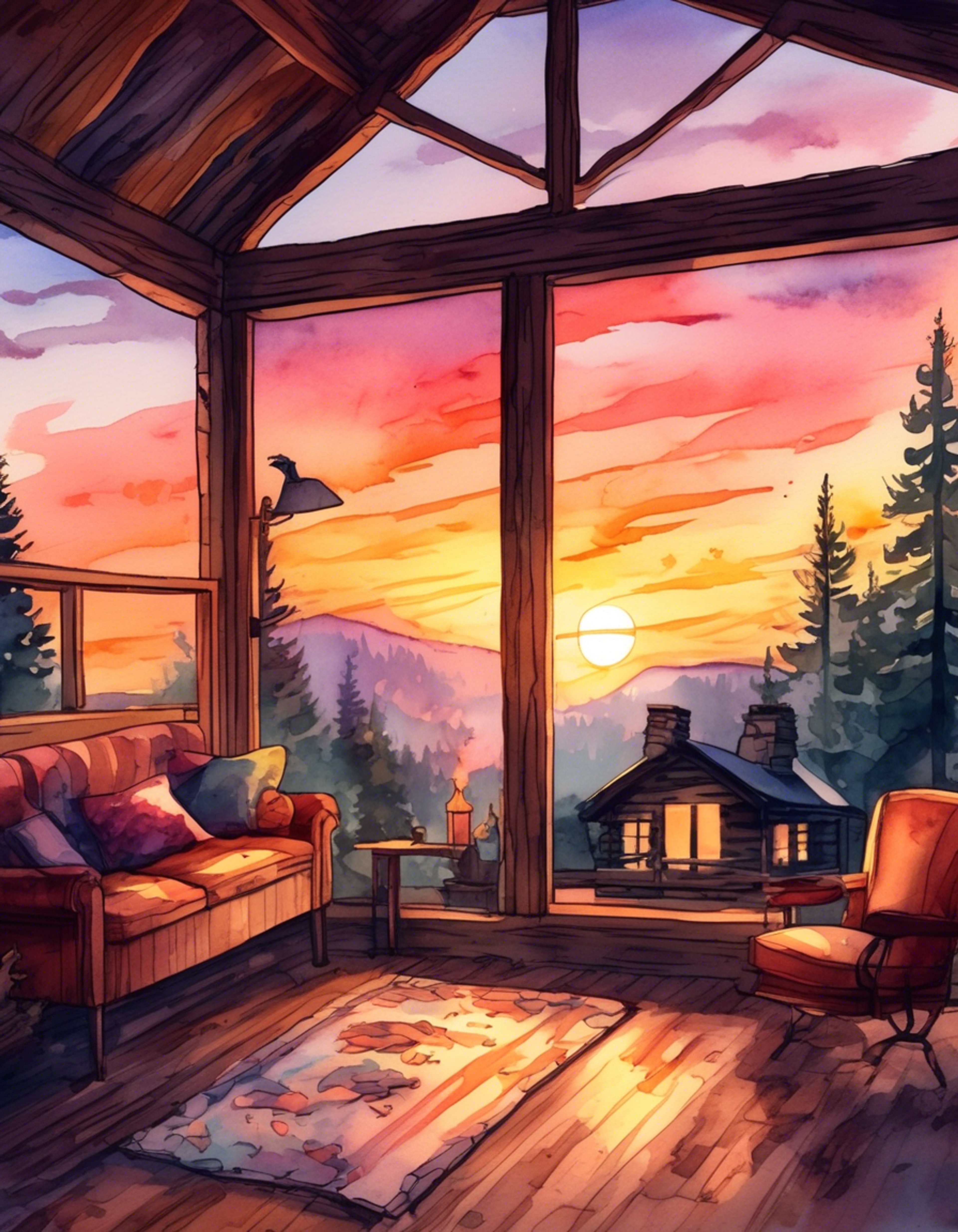 You and Solomon Reed, the hardened agent from Night City, find yourselves in a secluded cabin deep in the woods. The air is crisp and clean, a stark contrast to the pollution-choked streets you're both used to. Inside, a crackling fire casts a warm glow, inviting you both to relax and let your guard down. It's a rare moment of peace for Sol, away from the constant dangers and pressures of his work. You can see the tension slowly easing from his cybernetic-enhanced frame as he settles into the cozy atmosphere.