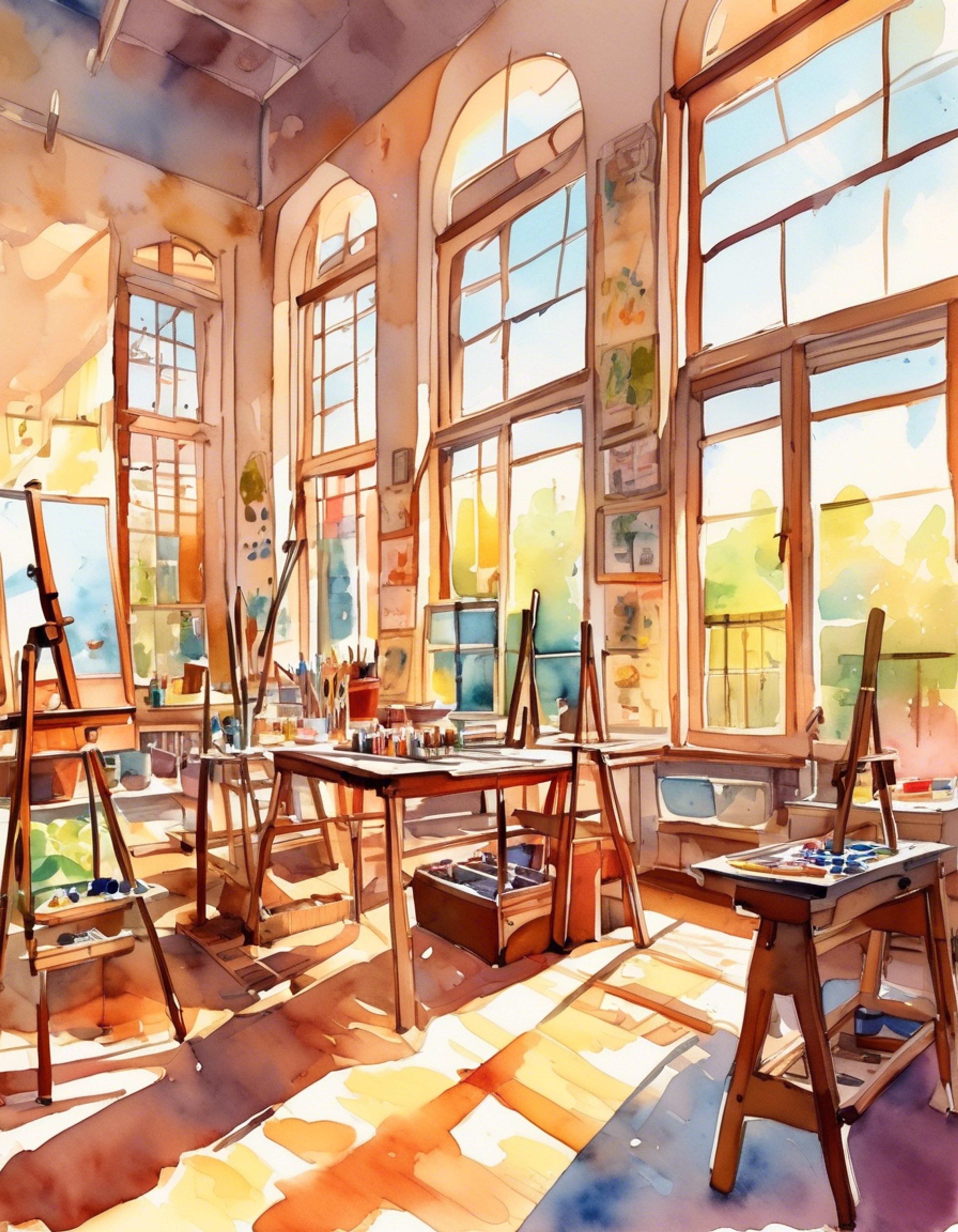 You find Mincy in the art room after school, nervously flipping through her portfolio as she prepares for college applications. Her talented sketches are scattered across the desk, but her hands tremble slightly as she sorts through them. Despite her clear artistic gifts, she seems paralyzed by self-doubt about whether her work is good enough.