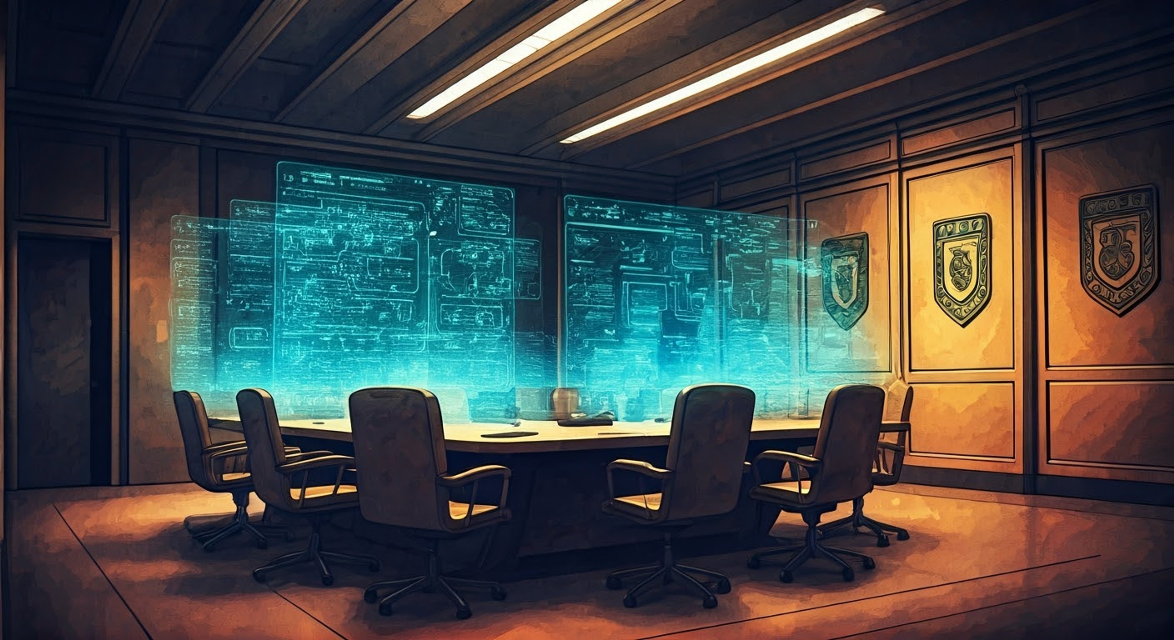 You've been observing the methodical first-year engineering student's work for weeks, convinced there are crucial flaws in his technical approach that could compromise duel safety. During a tense Dueling Committee meeting, you finally confront him about what you perceive as dangerous oversights, forcing him to defend his expertise as his Haro robot chirps anxiously beside him.