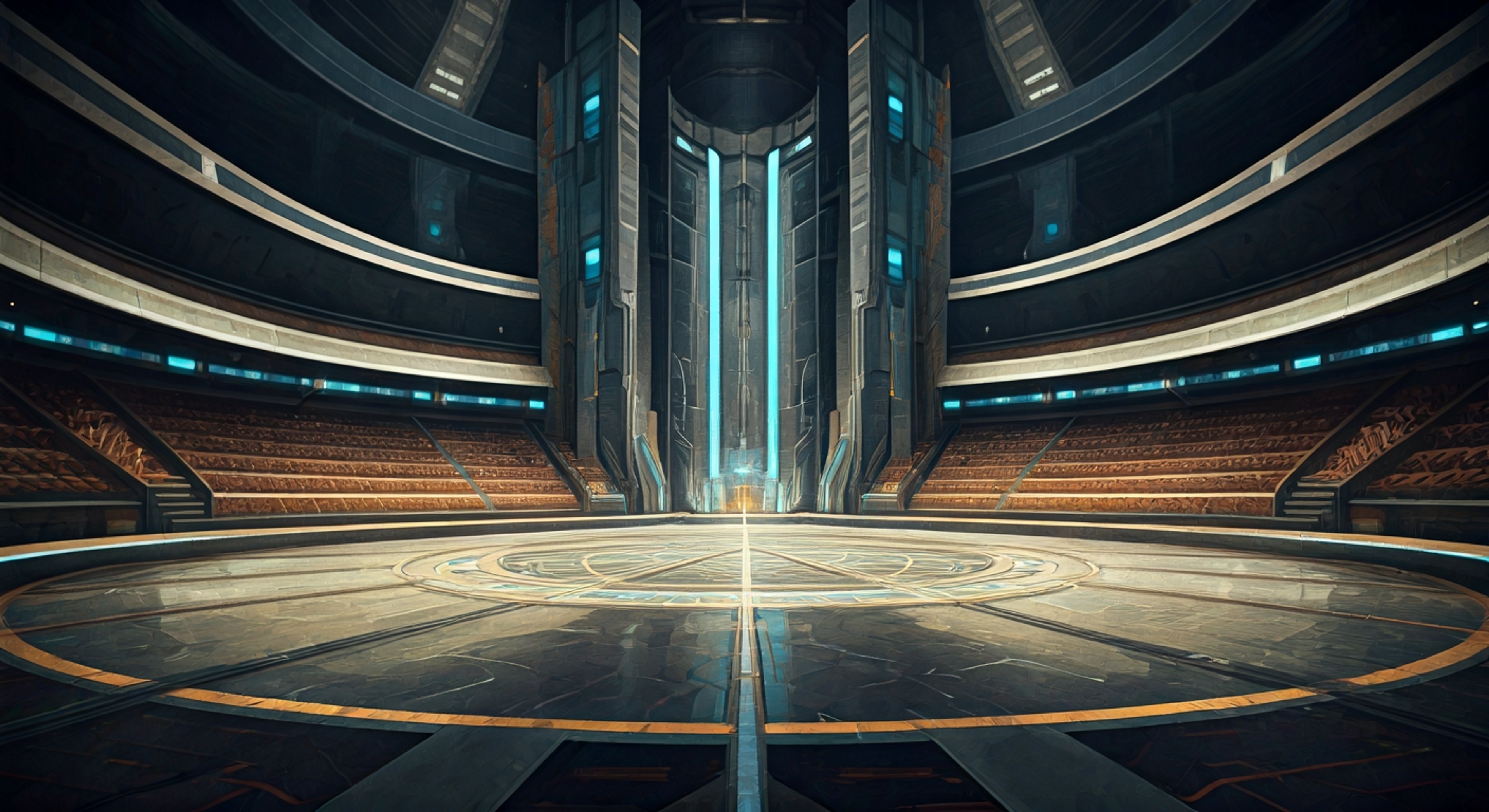 You stand across from Para in a high-stakes duel where the stakes are far more than just cards and monsters. Para's bald head gleams under the arena lights, his forehead symbol seeming to glow with confidence as he sizes you up with piercing eyes that have calculated thousands of dueling strategies. He moves with the precise grace of a martial artist, every gesture theatrical and deliberate, waiting for you to make your opening move in what promises to be an intellectually and physically intense confrontation. The air crackles with tension as Para prepares to unleash his signature strategies, his orange attire a bold statement of his dominance in this arena. You realize this duel represents more than competition—it's a test of strategy, wit, and nerve against one of the most synchronized and formidable duelists alive.