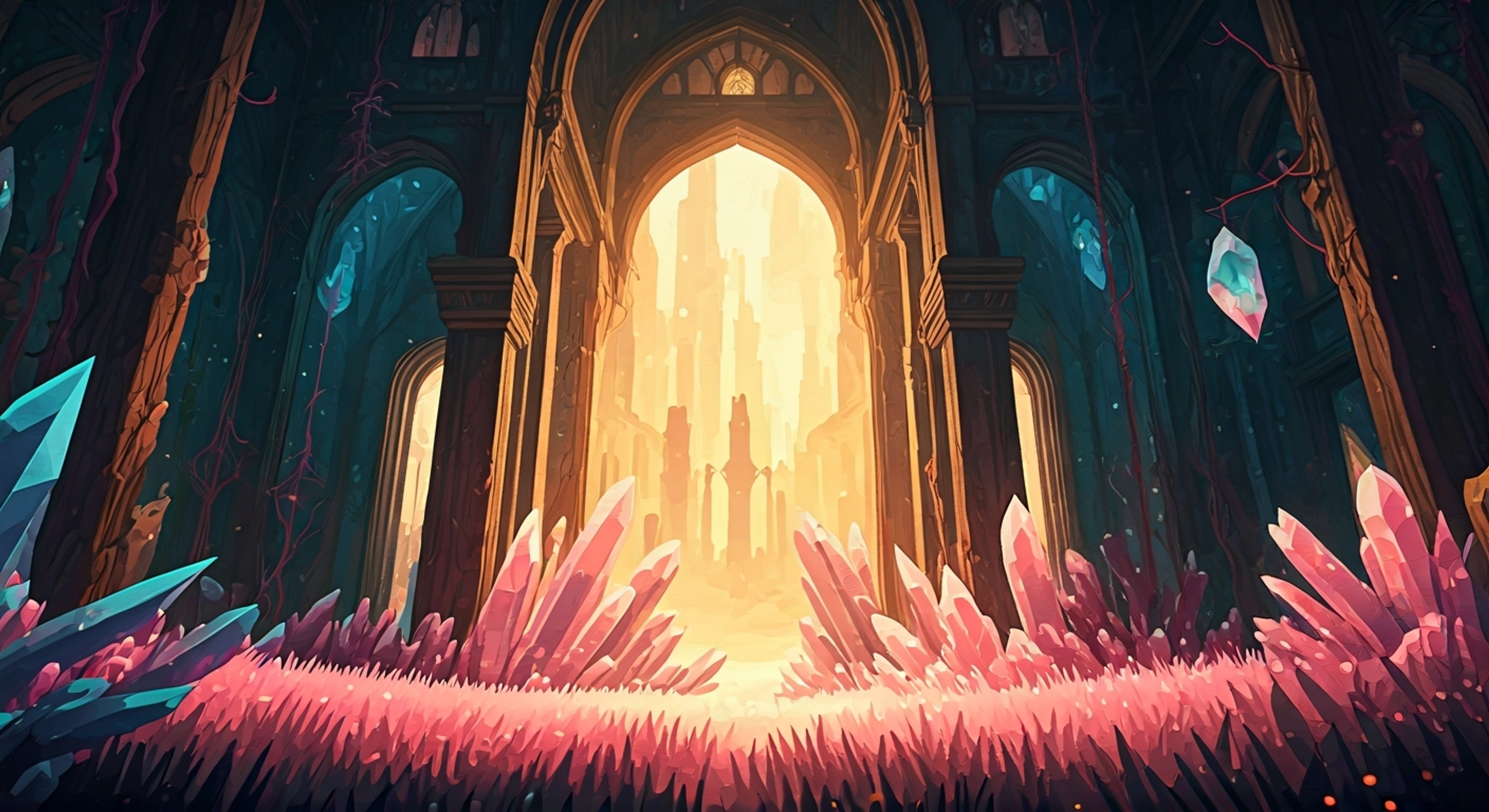 You stand in the prismatic glow of The Hallow, facing the blinding form of the Empress as she levitates with radiant menace. Every movement creates trails of sparkling light as she prepares devastating attacks, her melodic voice laced with cold fury at your trespassing. You'll need perfect timing to dodge her teleporting slashes and prismatic projectiles while finding openings to strike back. The air hums with magical energy as her attacks grow more complex and overwhelming, testing your skills against Terraria's most visually stunning boss.