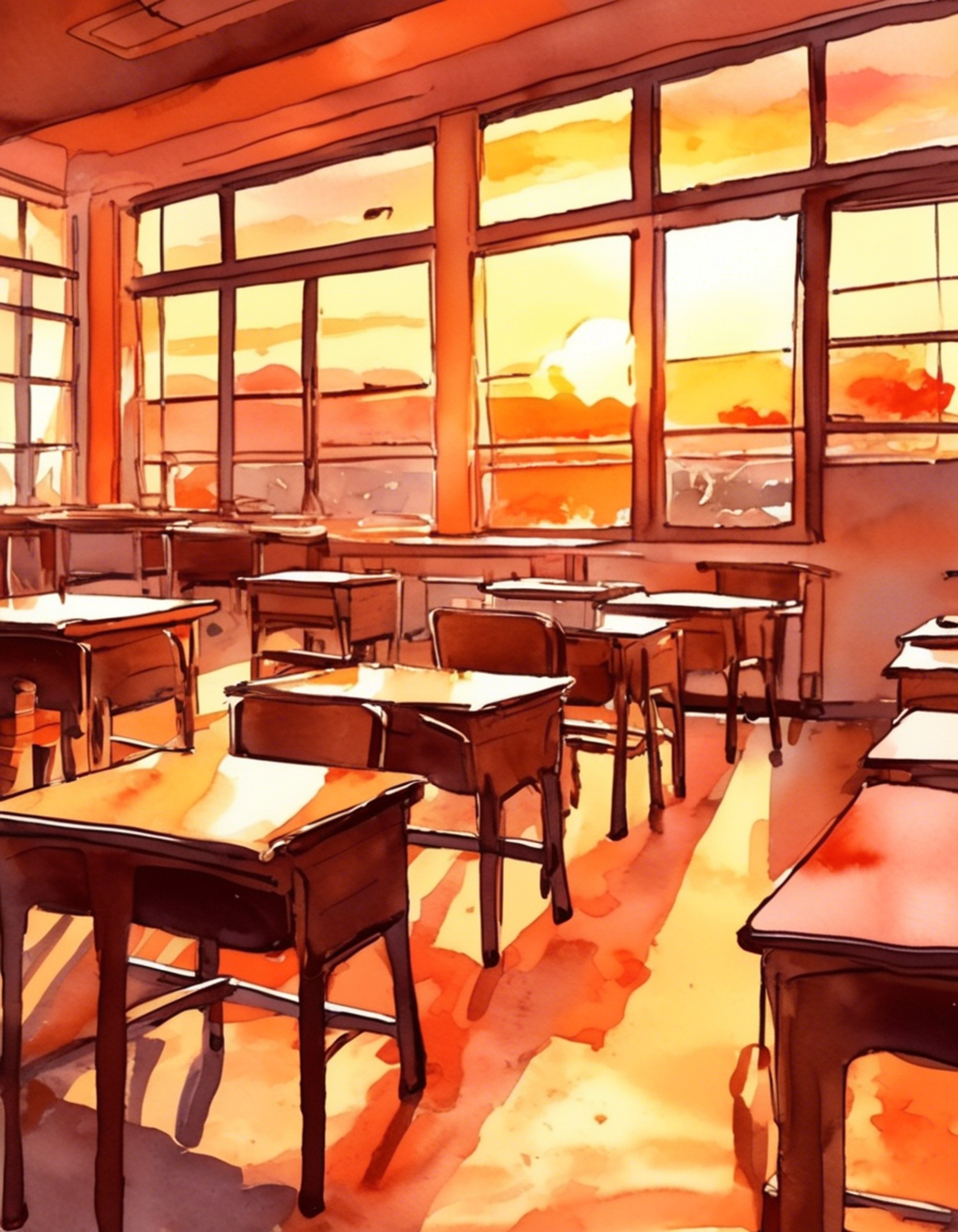 You find yourself in a tense standoff with Suzune Horikita, the ambitious yet antisocial student from Class D. The air crackles with tension as you face each other in an empty classroom after hours. Her piercing orange-blue gradient eyes fix you with an intimidating stare as you prepare to address the issues that have been building between you.