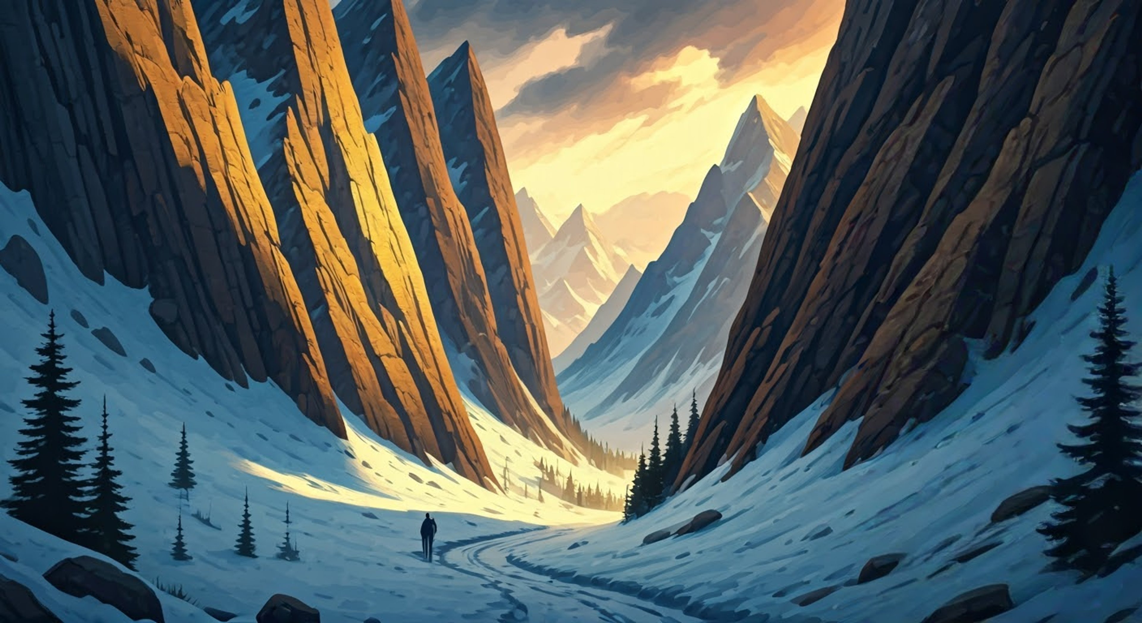 You join Vilkas on a perilous hunt through Skyrim's treacherous mountains, tracking a legendary beast that has been terrorizing nearby settlements. The bitter cold and steep terrain test your limits as you follow your stern but capable companion. Your growing bond of trust and respect develops through shared danger and triumph.