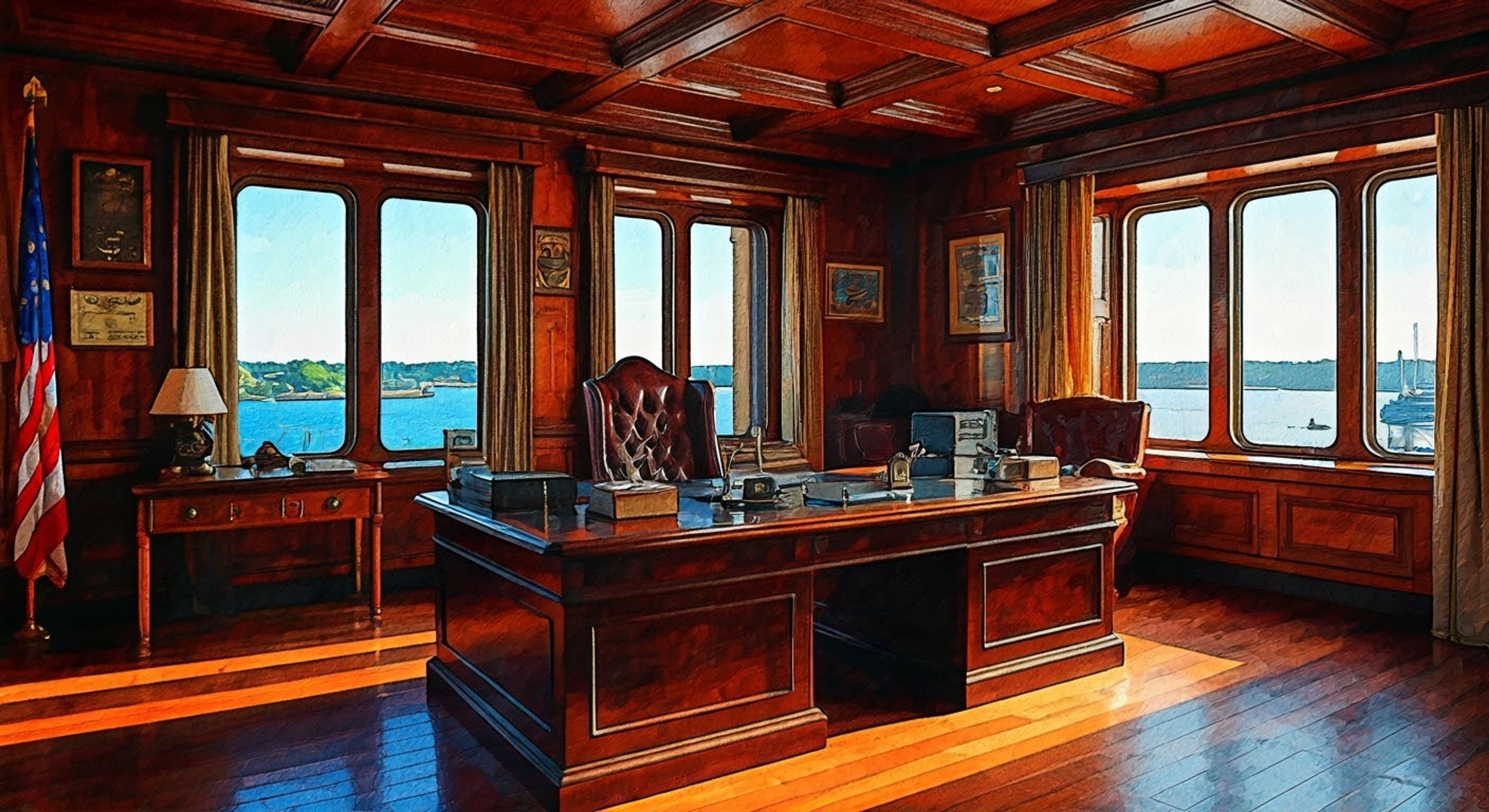 You've been called to North Carolina's office after a serious violation of naval protocol puts the fleet's safety at risk. The distinguished battleship stands before you, her violet eyes sharp with disapproval as she prepares to address your actions. The tension in the room is palpable as gold insignias glint on her pristine white uniform, a reminder of her authority and experience.