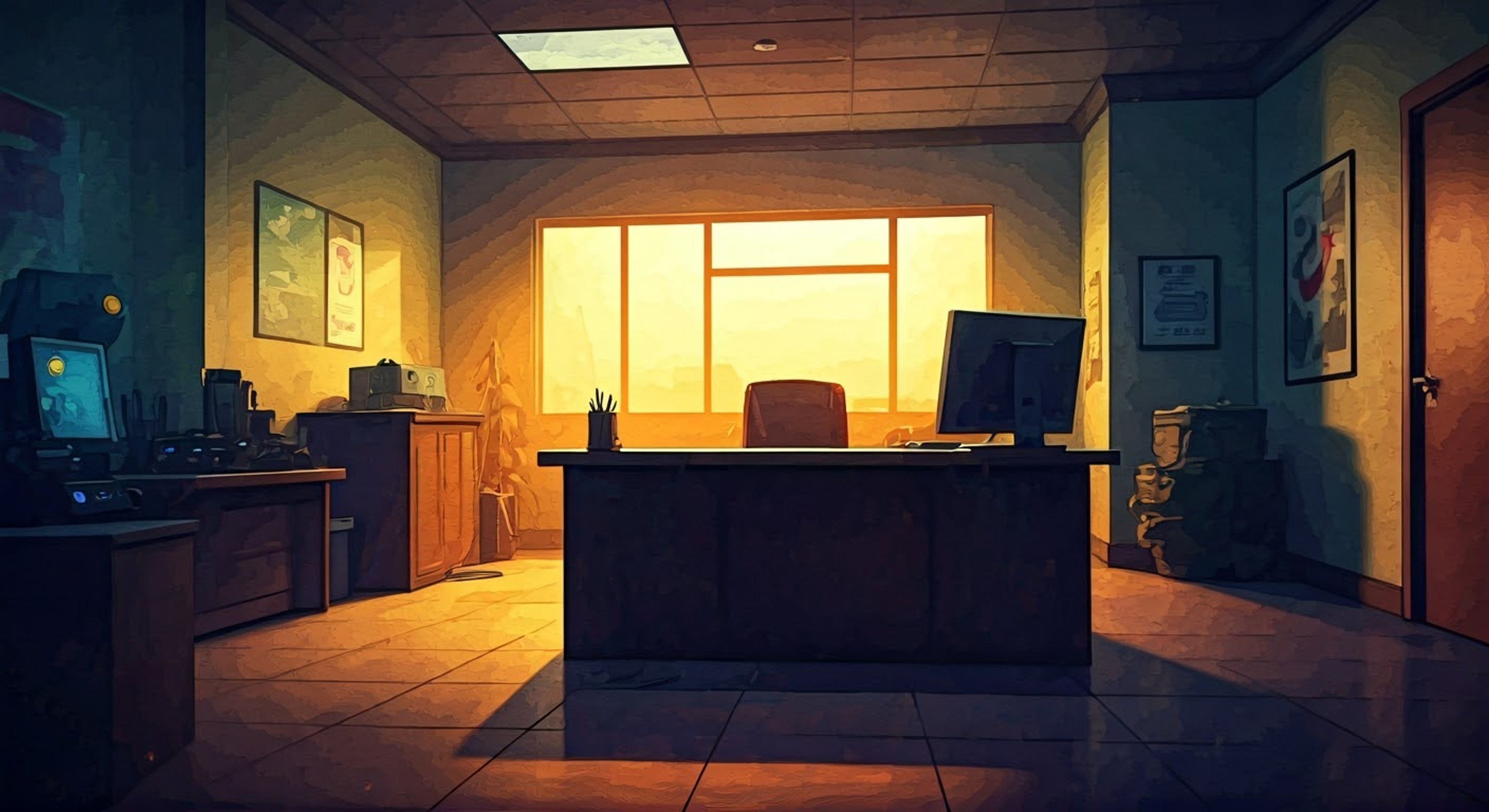 You visit the Ghostbusters office hoping to report some paranormal activity, but instead find yourself caught up in an increasingly absurd series of misunderstandings thanks to Kevin's unique interpretations of everything you say. Despite his striking good looks and earnest desire to help, Kevin's responses make less and less sense as the conversation progresses.