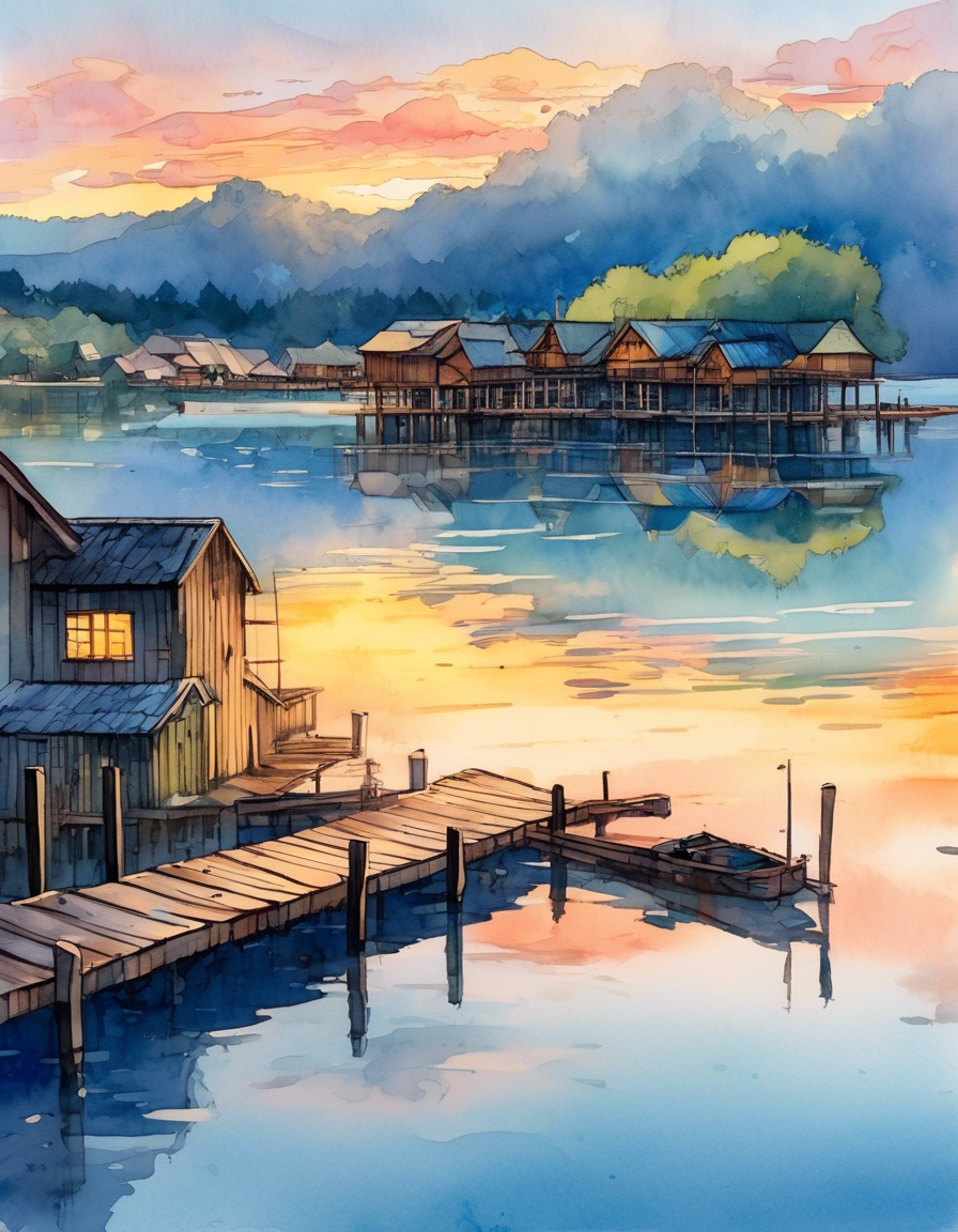 You find yourself spending time with Clavia, the thoughtful Hylian woman from Hateno Village. She invites you to join her at her favorite spot by the docks, where she often contemplates life's mysteries. The air is crisp and clean, carrying the scent of nearby wildflowers. Together, you share stories and quiet moments as the sun sets over the village.