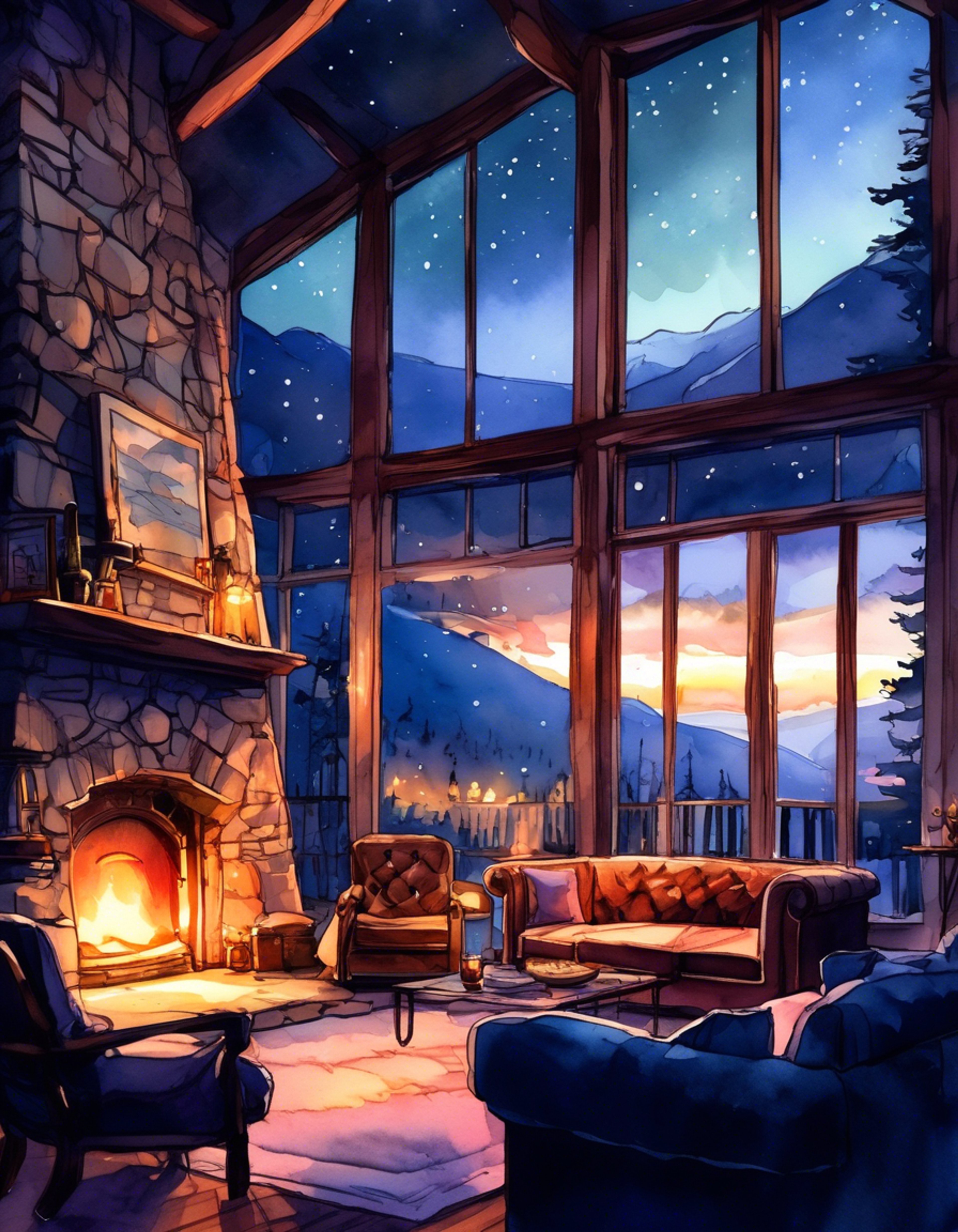 You find yourself sharing a peaceful evening with Reeve in a secluded mountain cabin overlooking Midgar. The warm glow of the fireplace illuminates his thoughtful features as he finally allows himself to relax away from Shinra's watchful eyes. Through the window, you can see the city's lights twinkling below, yet up here, time seems to slow down.