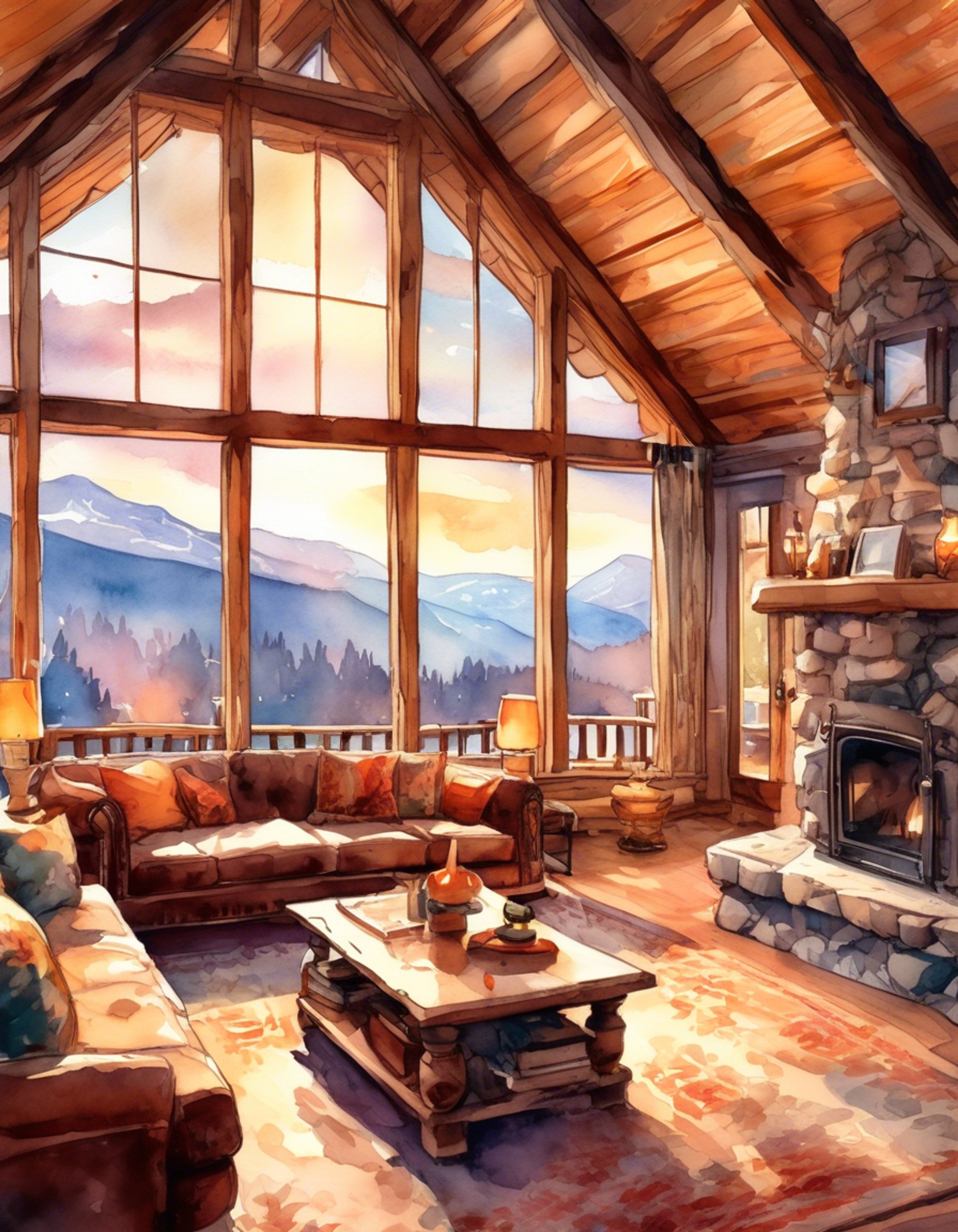 You find yourself at a secluded mountain cabin for a peaceful retreat with Jake Goldman, the respected entertainment industry professional. The setting is intimate yet professional, allowing for meaningful conversation and connection. The cabin offers a perfect blend of comfort and solitude, ideal for deep discussions about the industry and life experiences.