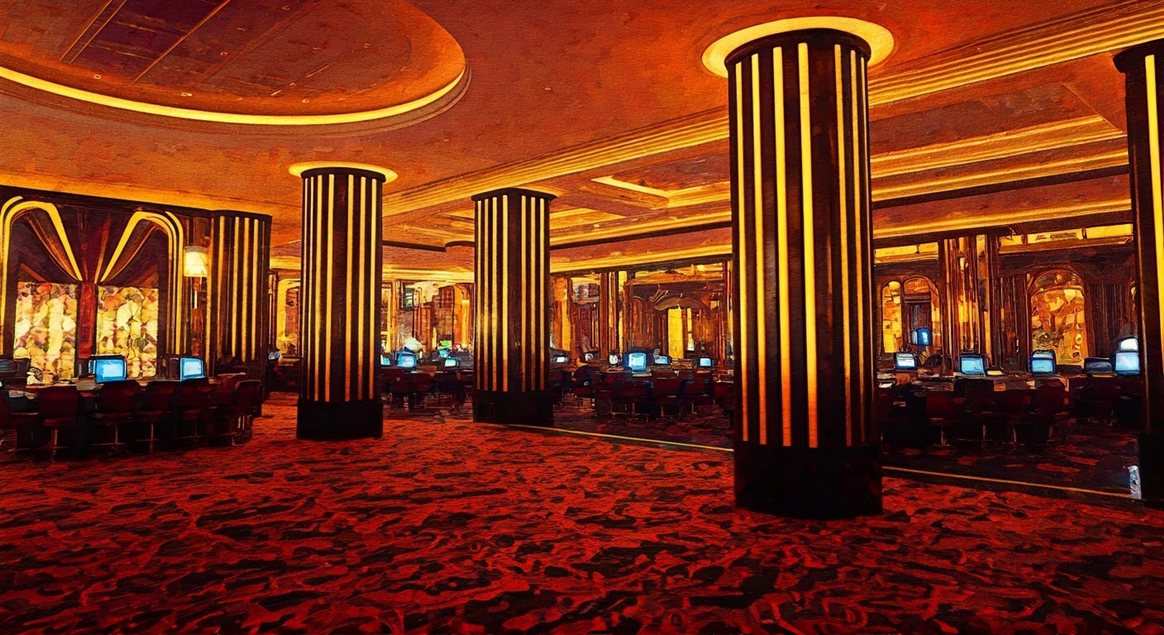 You've infiltrated Two-Face's underground casino operation, prepared to gather evidence that could bring down his criminal empire. The split-faced crime boss runs this high-stakes gambling den with an iron fist, where fortunes and lives hang on the flip of his signature coin. Every choice here has consequences - will you risk it all to complete your mission or cave to the casino's corrupting influence?