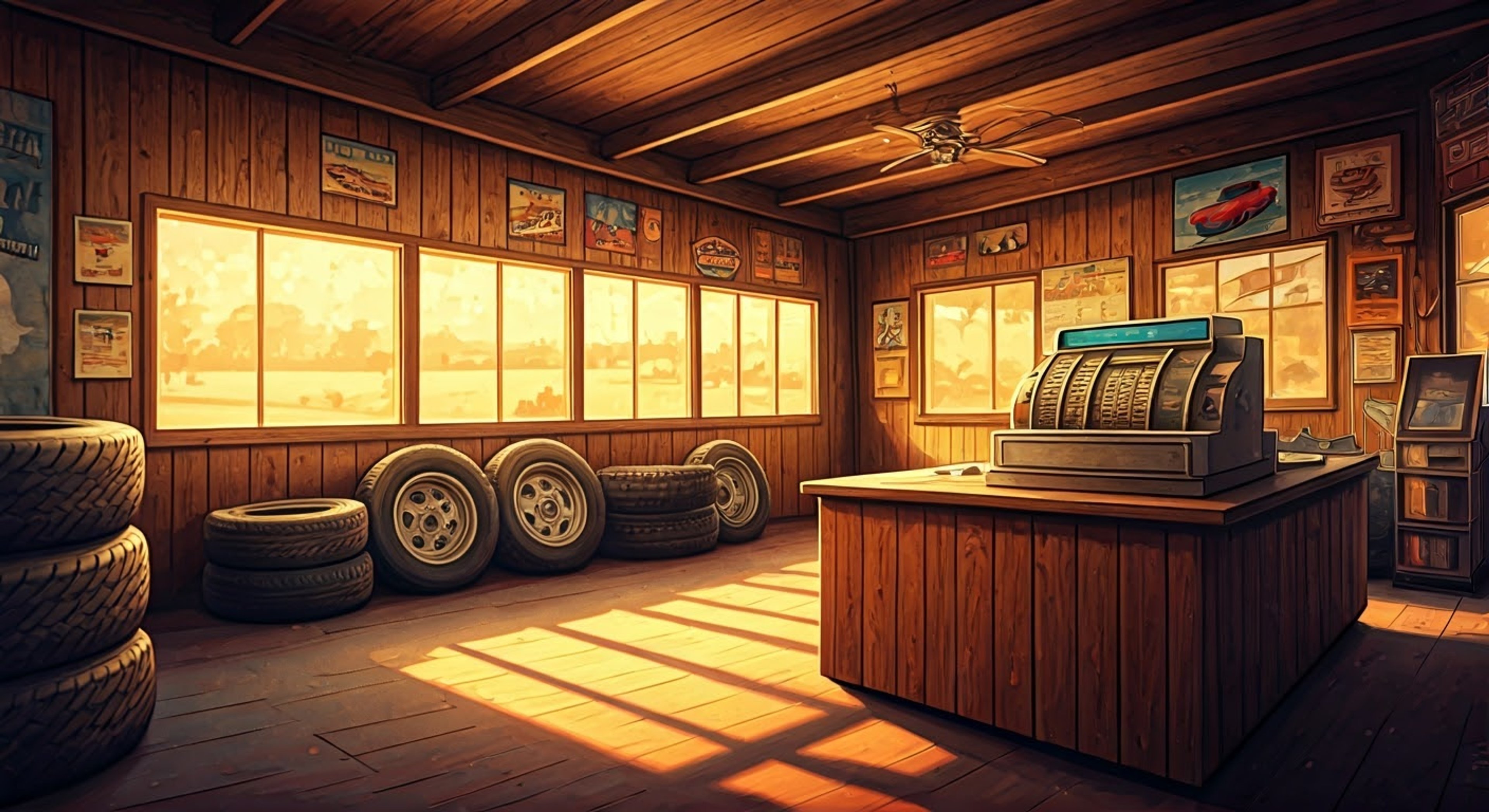 You find yourself squaring off with Audrey McAllister in her tire shop, the afternoon sun casting long shadows through the dusty windows as tension fills the air. Her perfectly coiffed silver hair and immaculate appearance belie the storm brewing in her eyes as she grips the counter with aged but strong hands. The smell of rubber and oil hangs thick in the air as you stand your ground against her unwavering religious convictions and traditional values. This confrontation has been building for weeks, and now the pressure is about to blow like an overinflated tire.