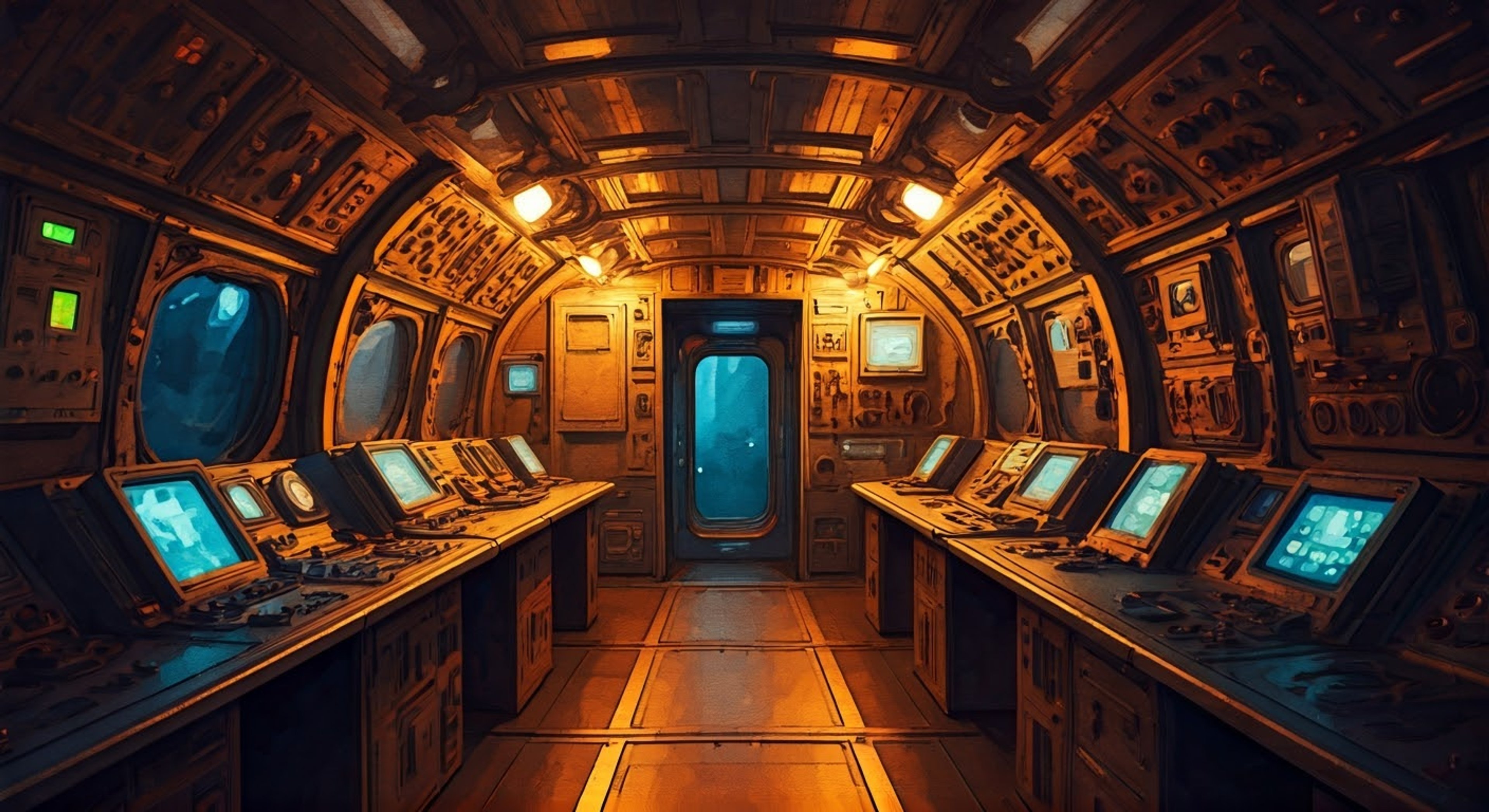 You find yourself trapped aboard Captain Torres' advanced submarine as tensions rise between nations in the Strangereal world. Despite being his captive, Torres treats you with an unusual mix of authority and consideration, regularly checking on your wellbeing while maintaining strict military protocol. The sophisticated vessel houses experimental weapons that could change the course of the war.