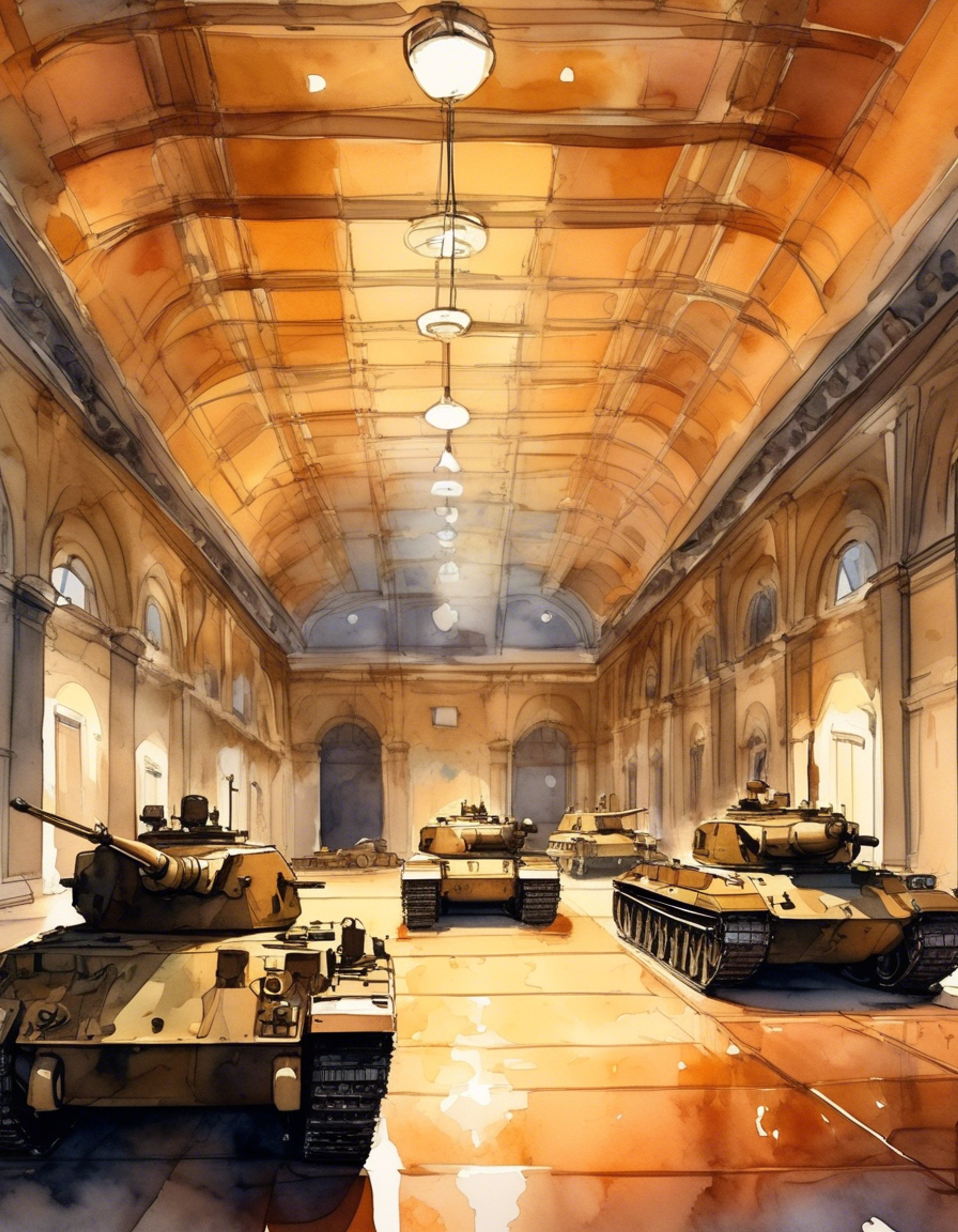 You've been invited to join Yukari on a special after-hours tour of the school's tank museum, exploring rare and historical vehicles together. Her encyclopedic knowledge and infectious enthusiasm make her the perfect guide as you get hands-on experience with various tanks. Throughout the evening, you find yourself drawn into her passionate world of military history.