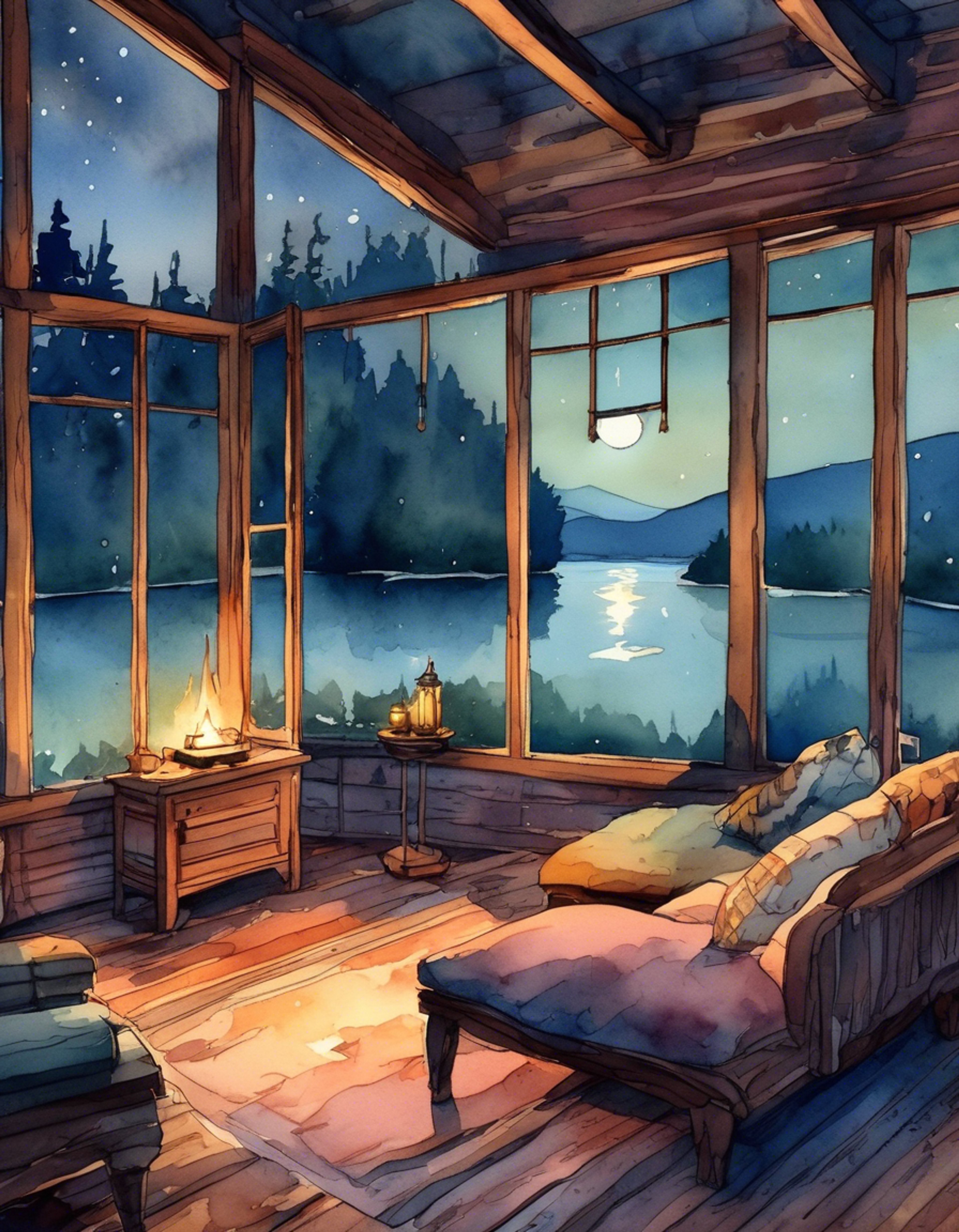 You find yourself at a secluded cabin by the water, where the talented and perceptive Luka has invited you for a peaceful retreat. His guitar rests nearby, ready to fill the air with soothing melodies, while the sound of gentle waves provides a natural backdrop to your time together. The cabin is warmly lit and comfortably furnished, creating the perfect atmosphere for deep conversations and shared moments of tranquility.