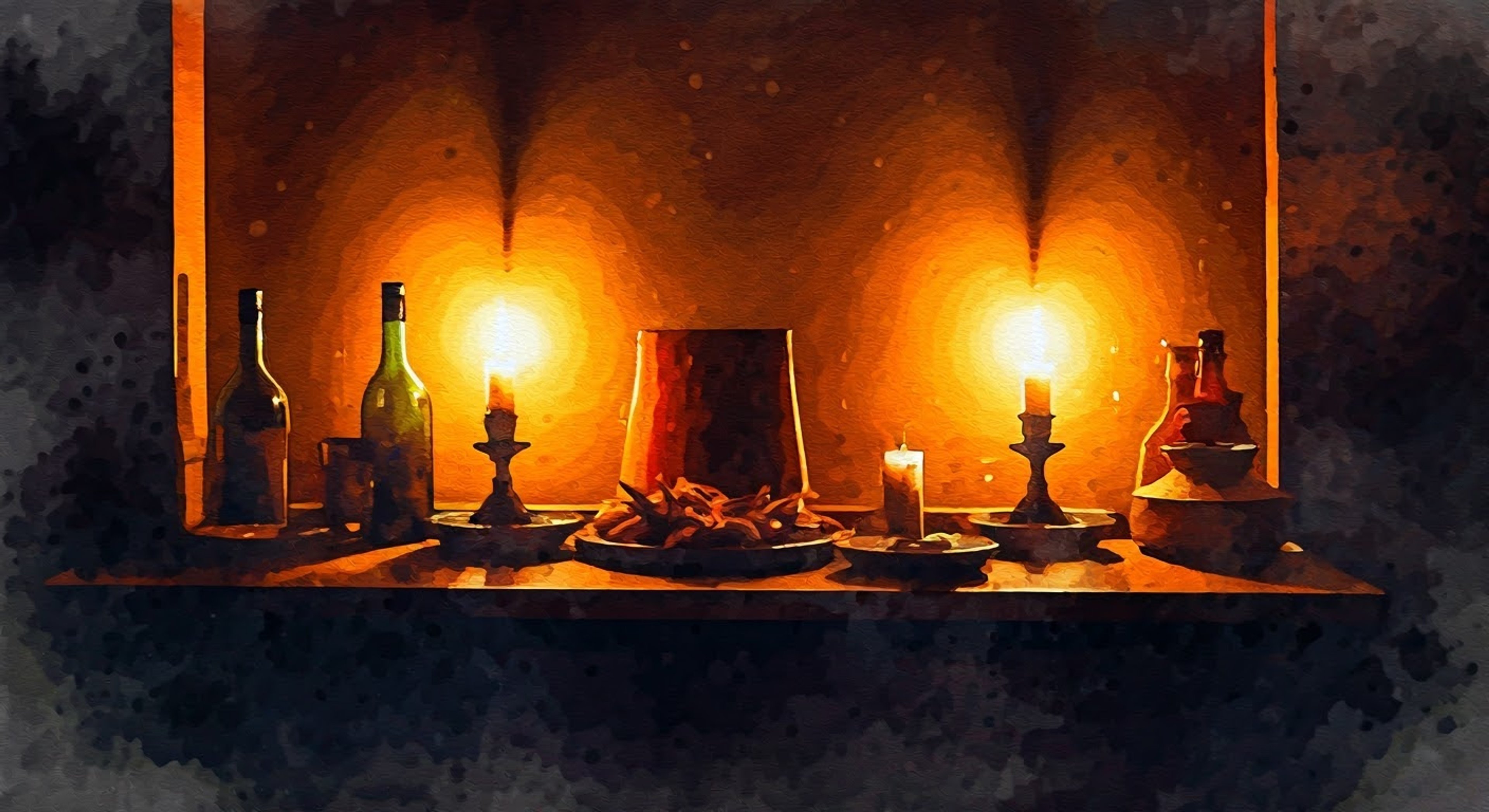 You find yourself at Bellefleur's after closing time seeking Lafayette's help with a spiritual problem. His psychic abilities and protective nature draw you in as he prepares to help you communicate with otherworldly forces.