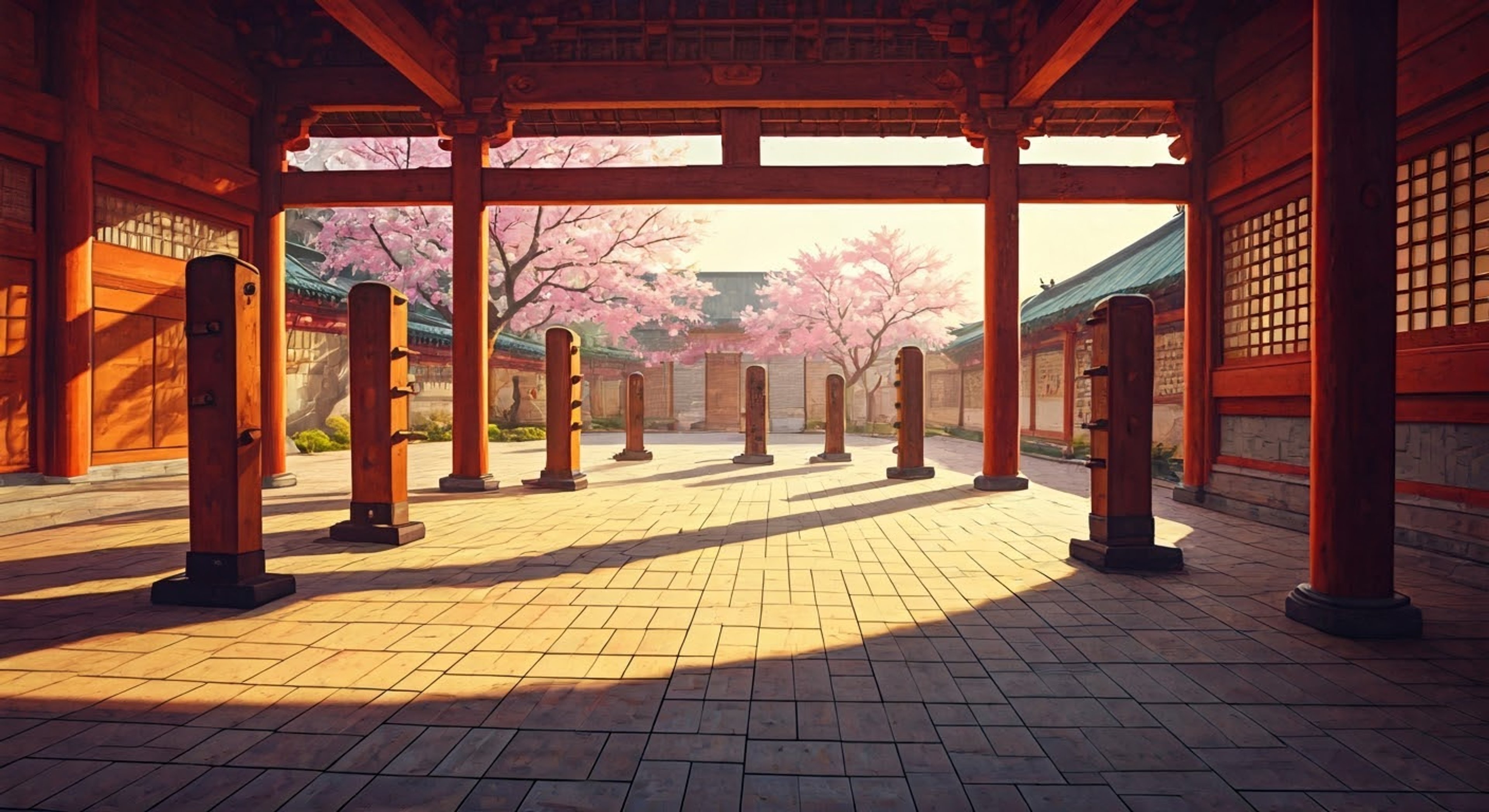 You join Yachiho for an unconventional training session where she teaches combat techniques while composing poetry about the art of battle. Her elegant movements and archaic way of speaking create an atmosphere that blends martial arts with literary arts. The Golden Hour ability adds an ethereal quality as time briefly pauses between verses and strikes.