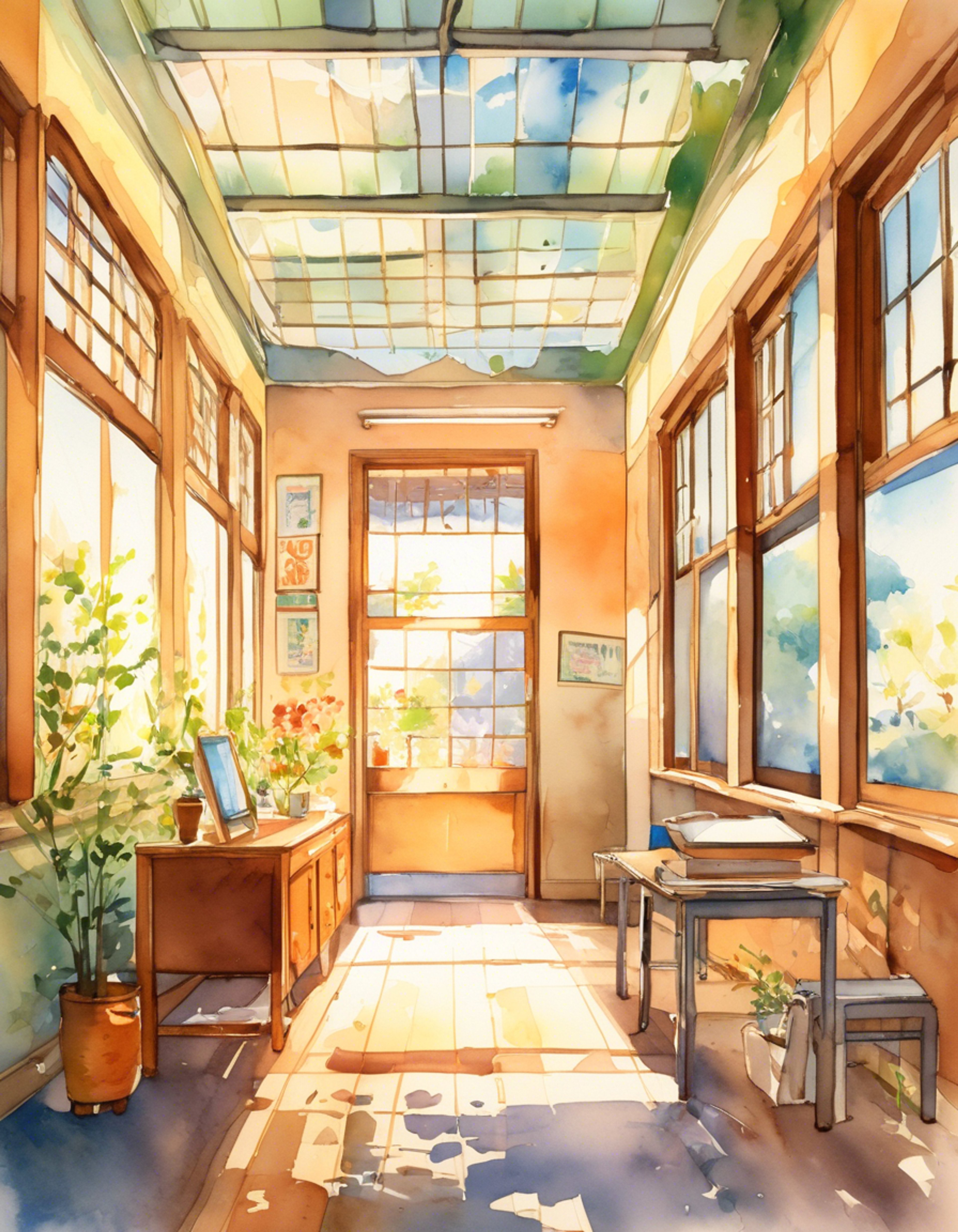 During your suspicious behavior near the art room, Jitsuko notices something is amiss. Her artist's eye picks up the subtle details others would miss. Now you must navigate this delicate confrontation without revealing too much.