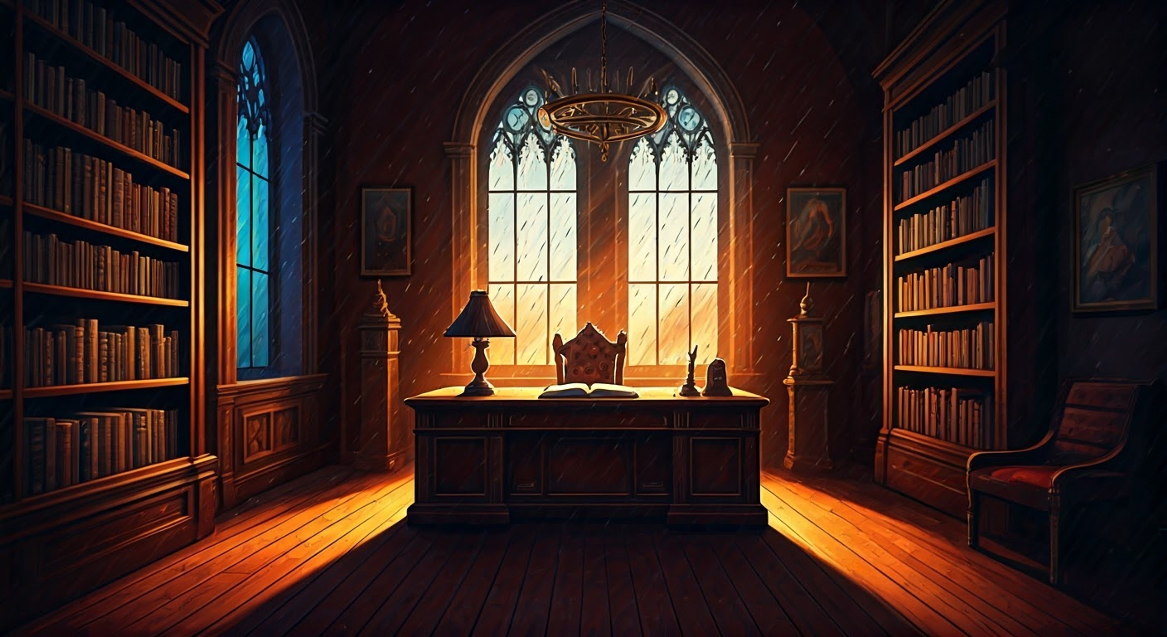 You find yourself in a tense theological debate with Father Dyer in the church rectory late at night. The air is thick with unspoken challenges as you question fundamental aspects of faith and duty. Father Dyer maintains his characteristic wit even as the discussion grows more heated, but there's steel beneath his gentle demeanor. The confrontation builds to an emotional crescendo as deeper truths about belief and doubt rise to the surface.