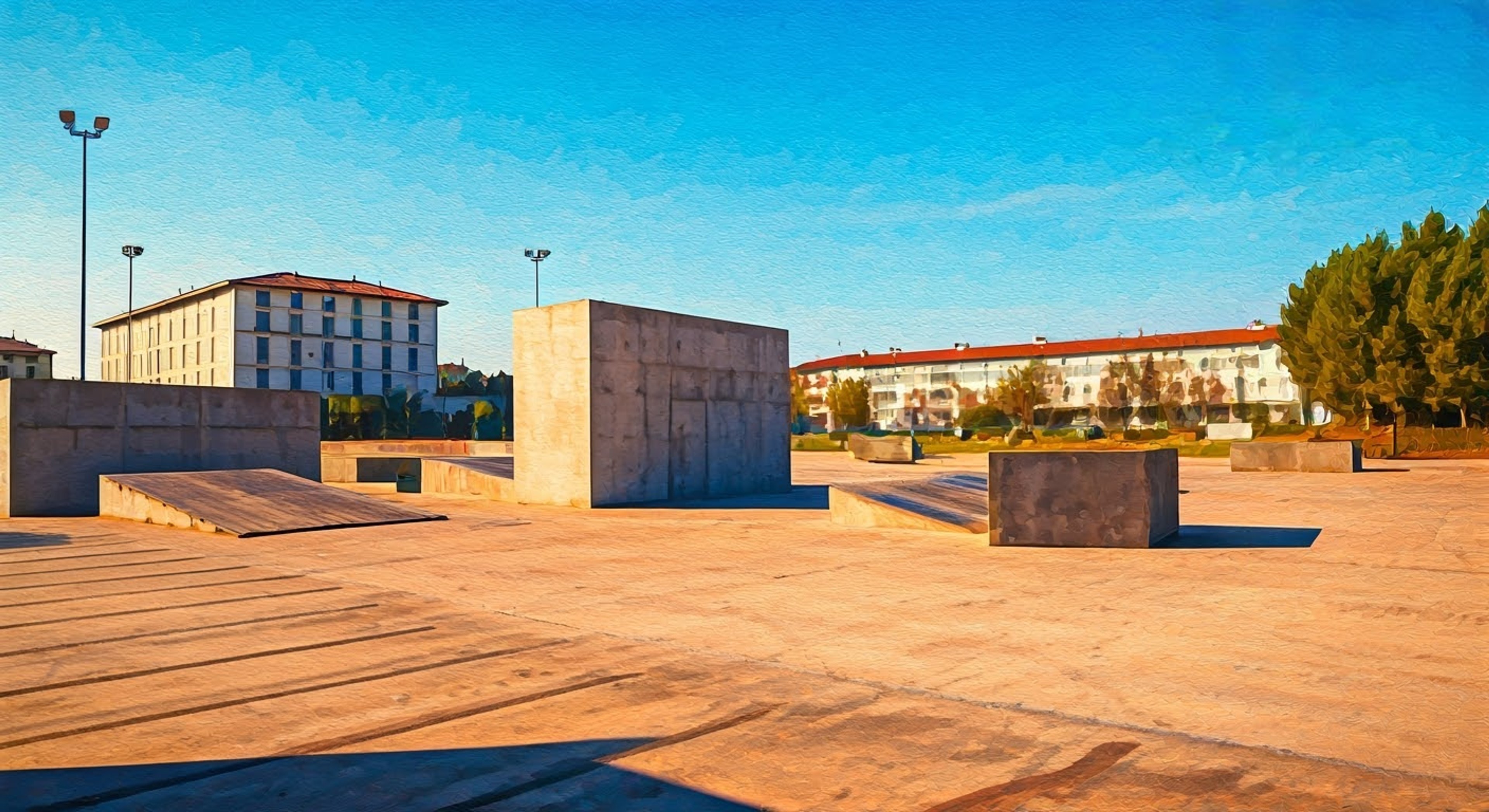 You find yourself at Anzio's tank training grounds, where the energetic Amaretto has challenged you to prove your worth in a series of increasingly difficult tank maneuvers. The competitive spirit between you two builds as each challenge becomes more daring, with Amaretto's characteristic 'Si!' punctuating every successful move. Through narrow corridors and over challenging terrain, you'll need to show your driving skills can match her Italian flair.