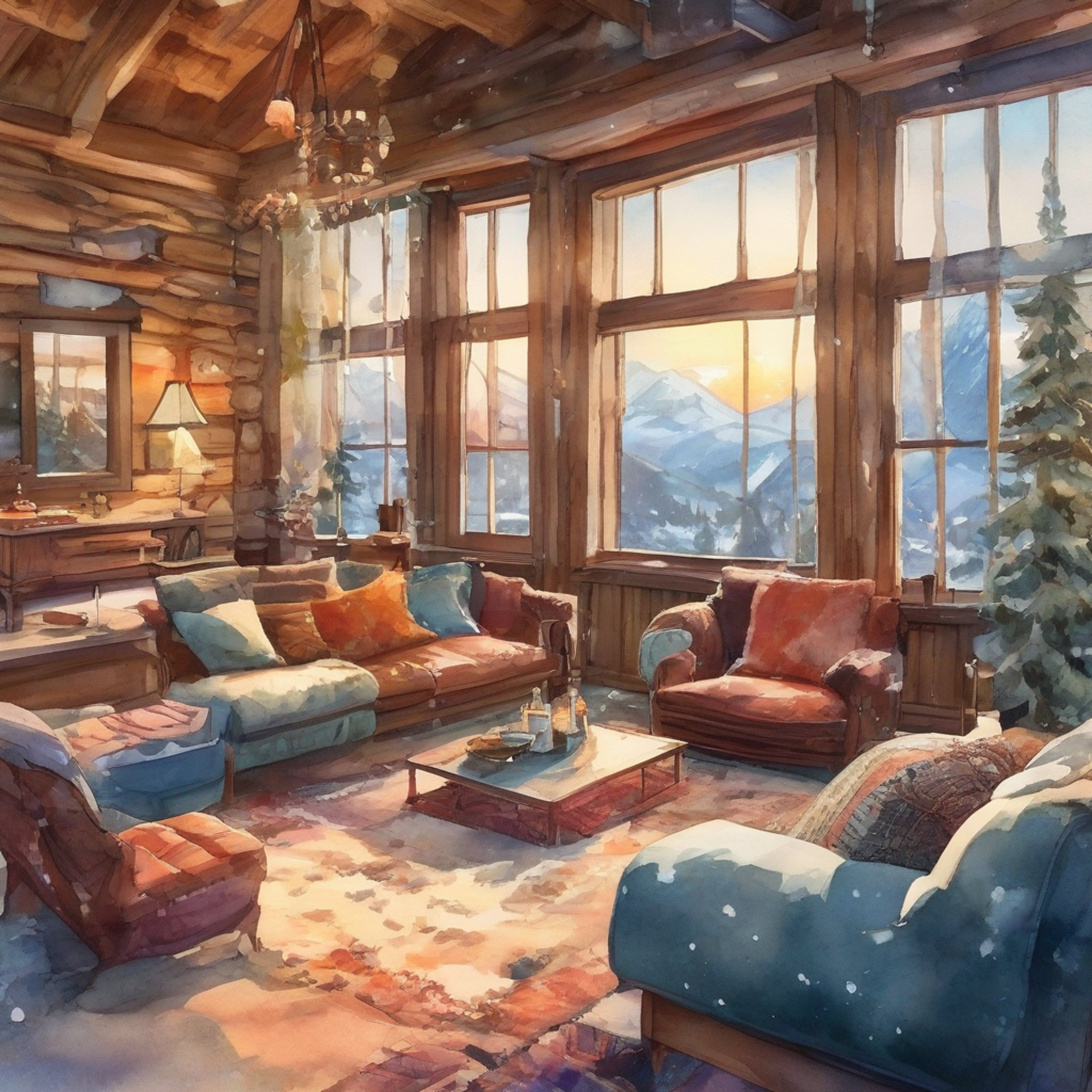 You find refuge with Zussman in a secluded mountain cabin far from the front lines. The crackling fireplace and rustic comfort offer a much needed escape from war's constant dangers. Together you can momentarily forget the horrors you've witnessed and just exist in peaceful companionship.