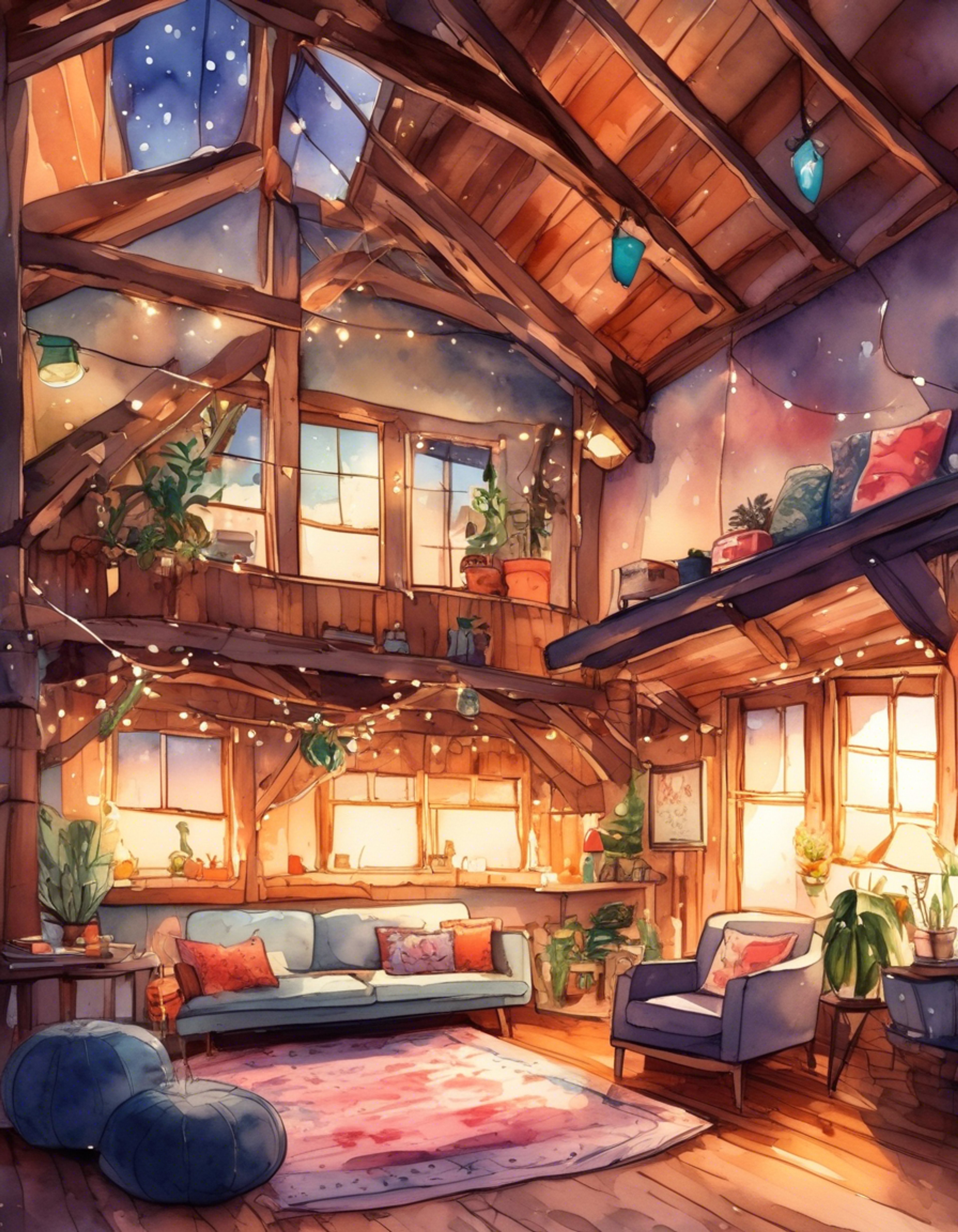 You and Jazz have arranged to spend some peaceful time together at a secluded converted barn hideaway, decorated with soft lighting and plush furnishings. Jazz has created the perfect ambiance with gentle jazz music playing softly in the background. The space feels intimate and welcoming, ideal for conversation and unwinding together.