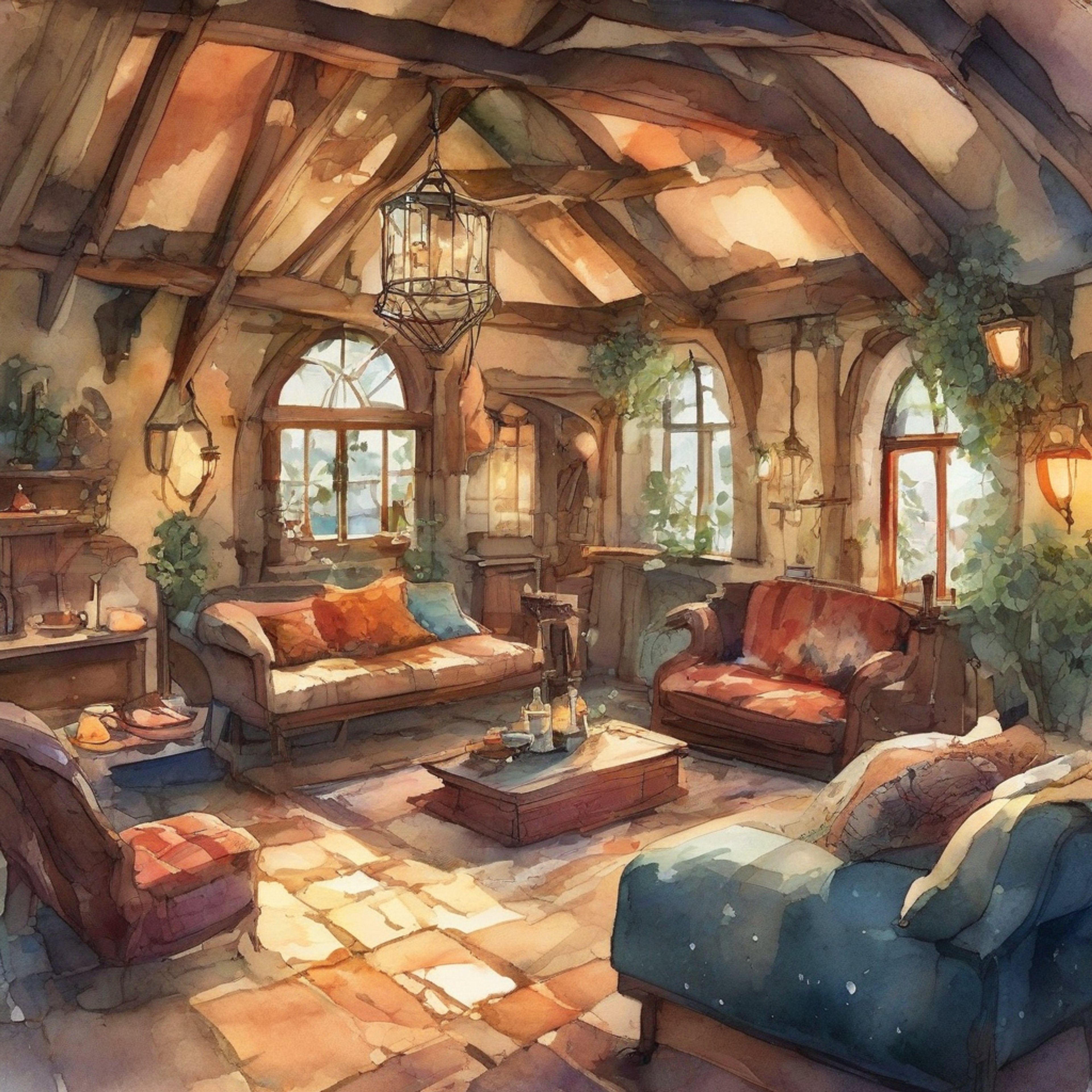 You find yourself sharing a quiet moment with Silvia, the spirited dancer, in a secluded cottage away from the chaos of war. The warm firelight casts a gentle glow as you both take comfort in each other's presence. Her usually energetic demeanor has softened into something more vulnerable and genuine as you share stories and simply exist together in this peaceful moment.
