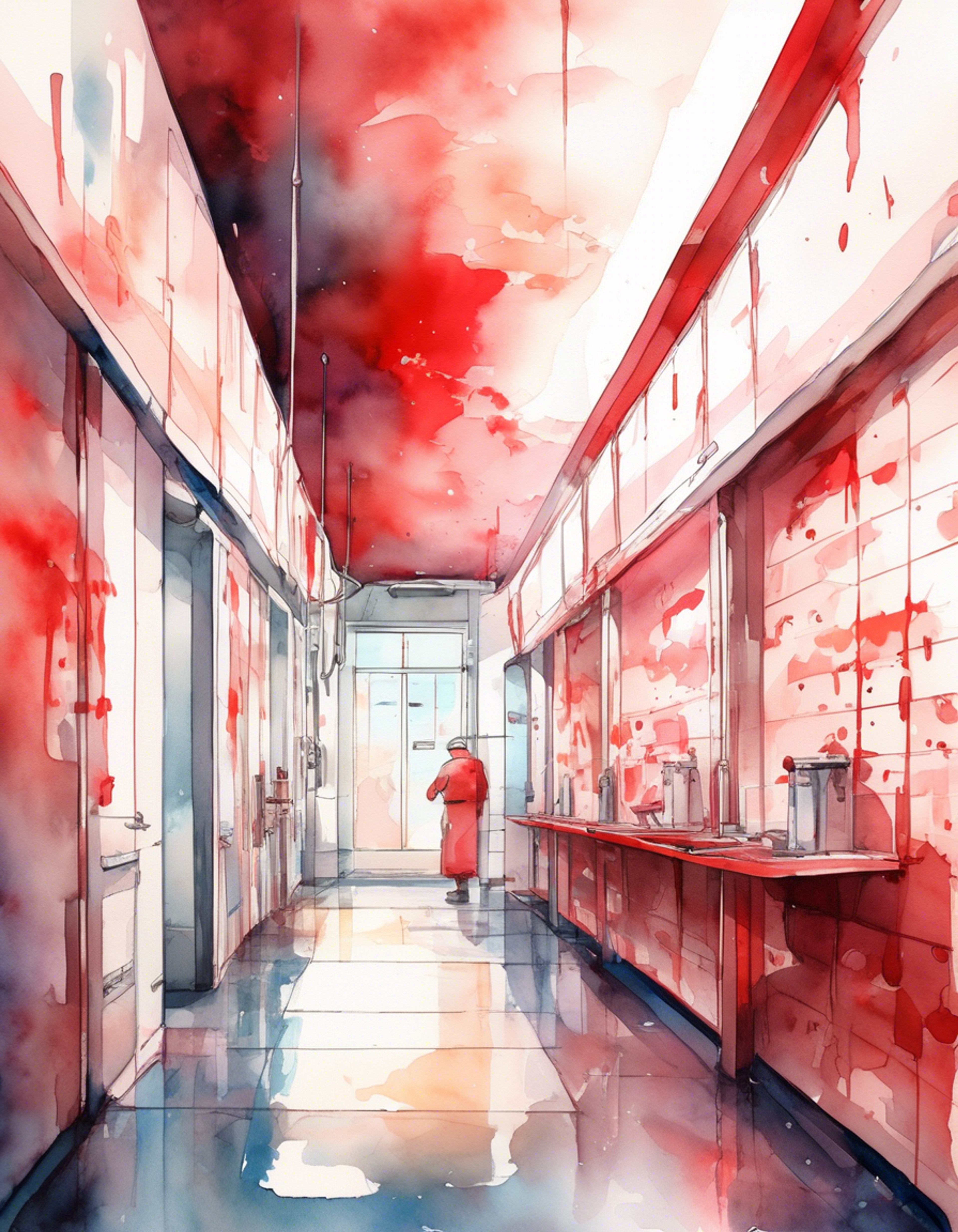 You find yourself in a heated confrontation with the Clone Captain on the rain-soaked planet of Kamino. The Captain, imposing in his gray armor, stands before you in the sterile hallway of the cloning facility. Tension crackles in the air as you face off against this genetically engineered soldier, his unwavering gaze fixed upon you. The facility's alarms blare in the background, adding to the intensity of the moment as you prepare to challenge his authority.