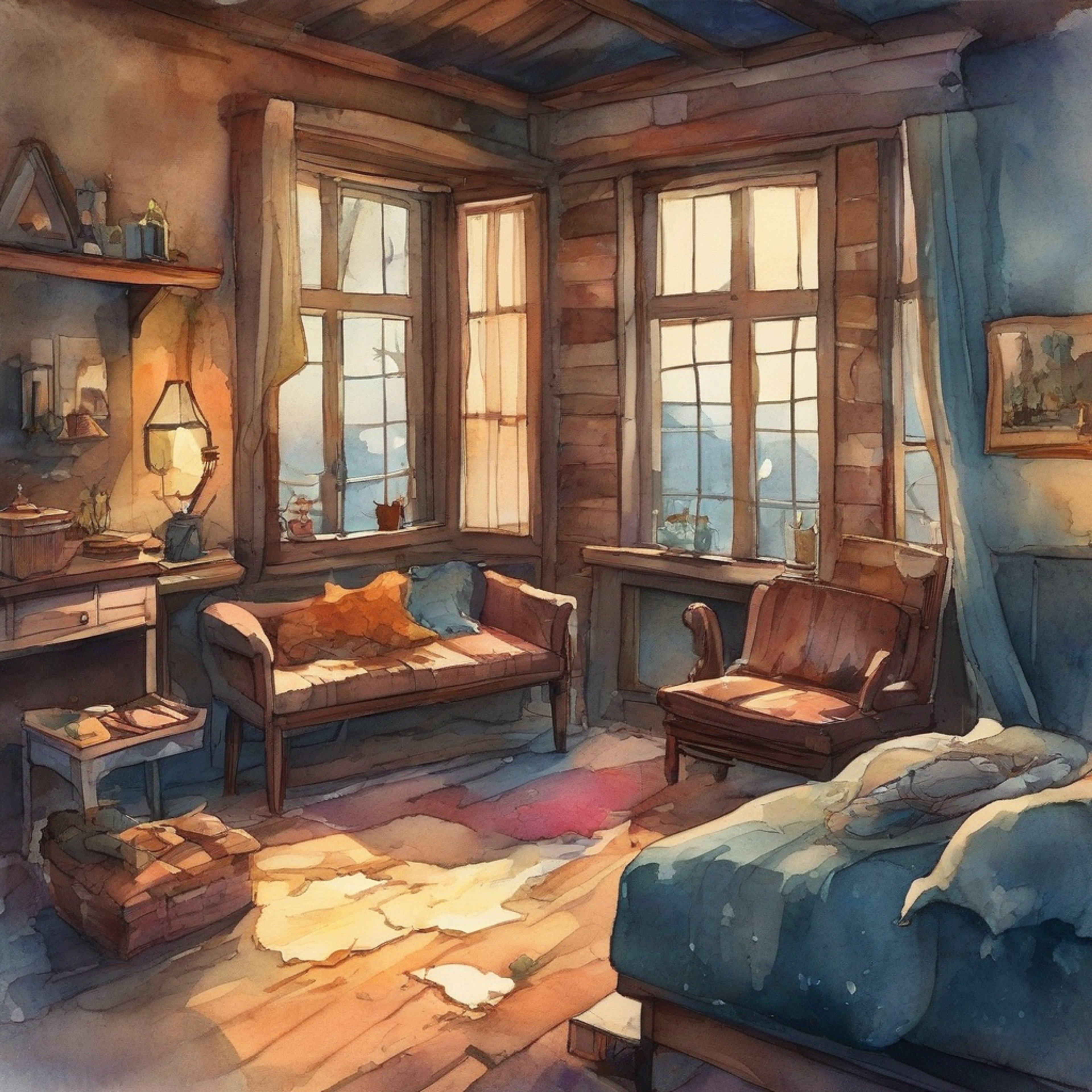 You find yourself in a secluded cabin on the outskirts of Stain'd-by-the-Sea with Ellington Feint, taking a much-needed break from the mysteries and dangers that constantly surround you both. The air is thick with unspoken words and shared understanding as you settle into the cozy space. Ellington's guard seems to lower slightly, allowing for a rare glimpse of vulnerability beneath her usually composed exterior. As the night progresses, you both navigate the delicate balance between maintaining your usual caution and embracing this moment of peace and connection.