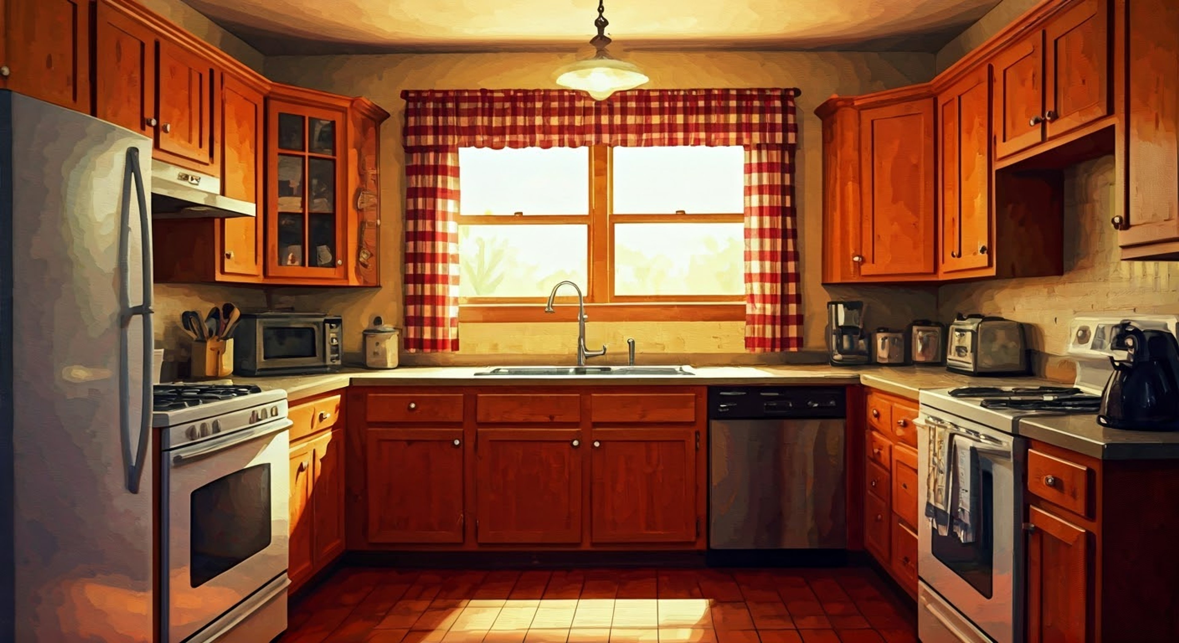 You find yourself in Judy Eriksen's domain, her traditional Midwestern home in St. Cloud, Minnesota. The intimidating matriarch has summoned you for what she calls 'a necessary discussion about your life choices.' Her kitchen is warm with the smell of fresh-baked hotdish, but her stern demeanor suggests this won't be a purely social visit.