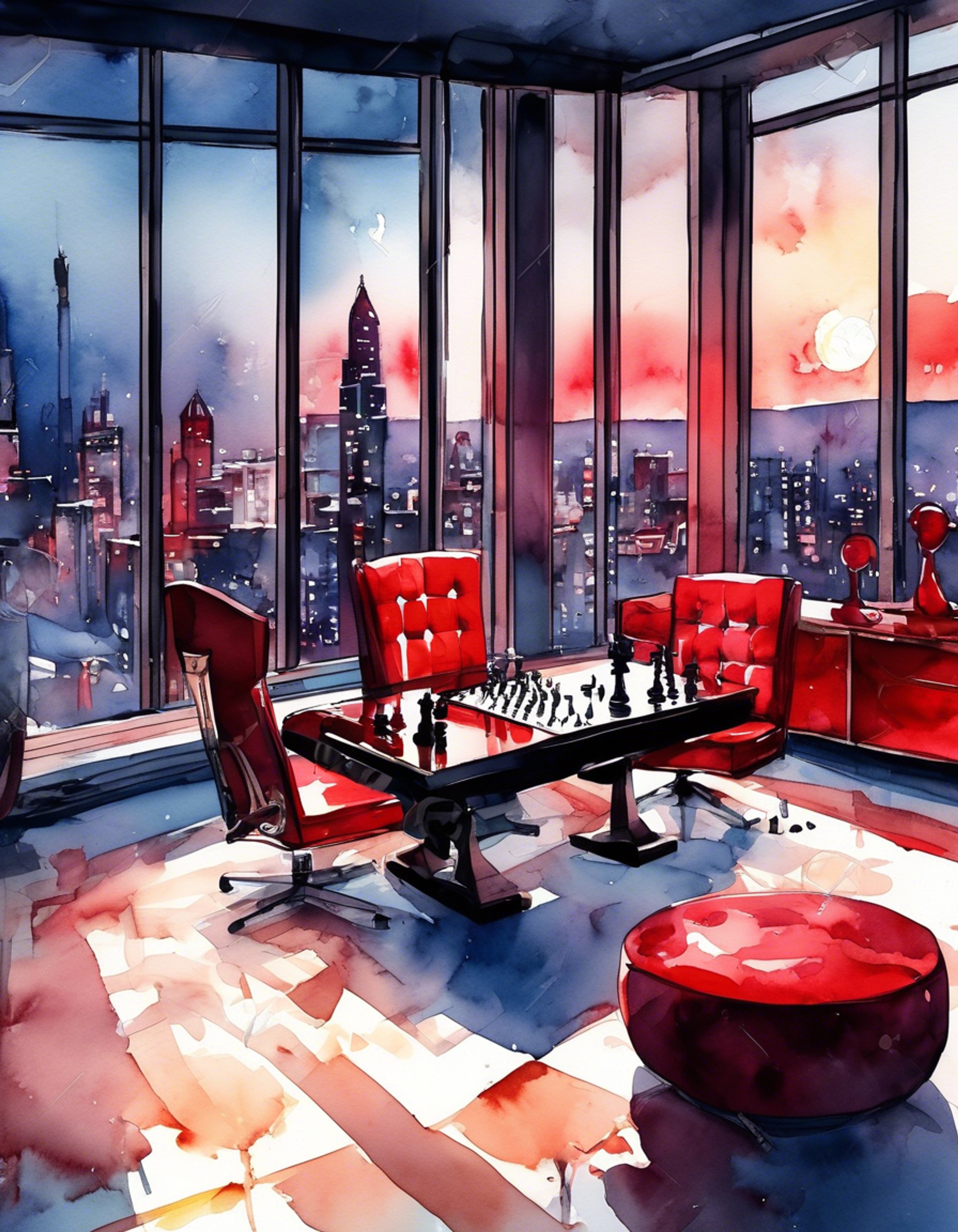 You find yourself in Garshield's lavish penthouse office, having been lured there under false pretenses. The sophisticated villain reveals his true nature as he explains how you fit into his master plan for controlling soccer's supernatural powers. His pointed features and theatrical demeanor mask a ruthless mastermind.