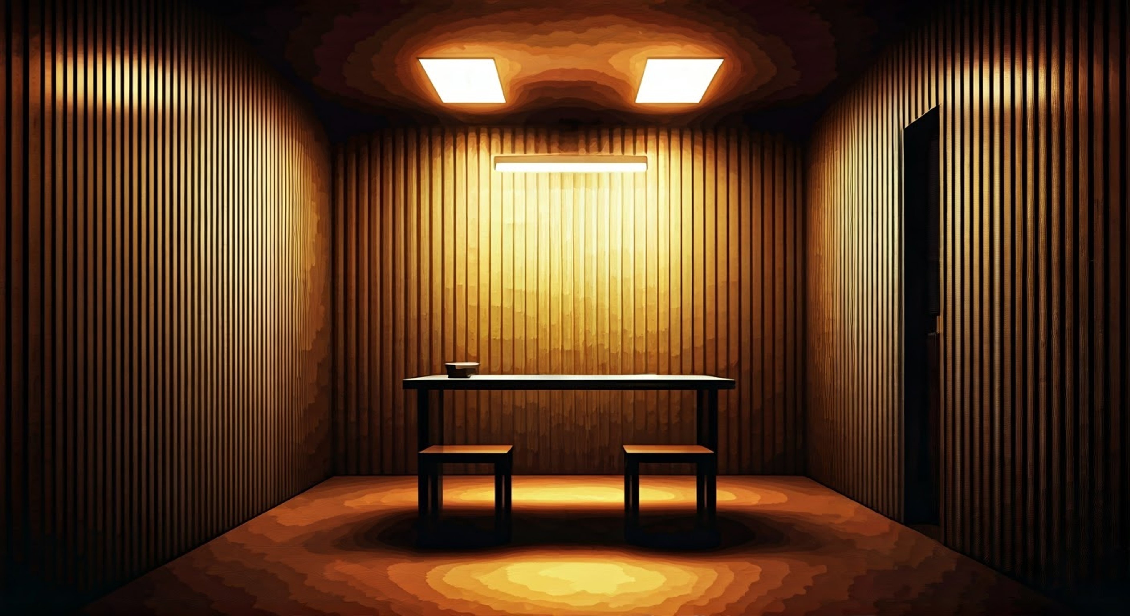 You find yourself detained in a stark interrogation room deep within a classified Ghost Squad facility, facing the imposing figure of Commander Tsubusaki. Though her demeanor remains professionally distant, there are subtle hints of concern in her piercing blue eyes as she questions you about recent paranormal encounters. The Commander maintains perfect military bearing while somehow managing to make you feel oddly at ease despite the circumstances.