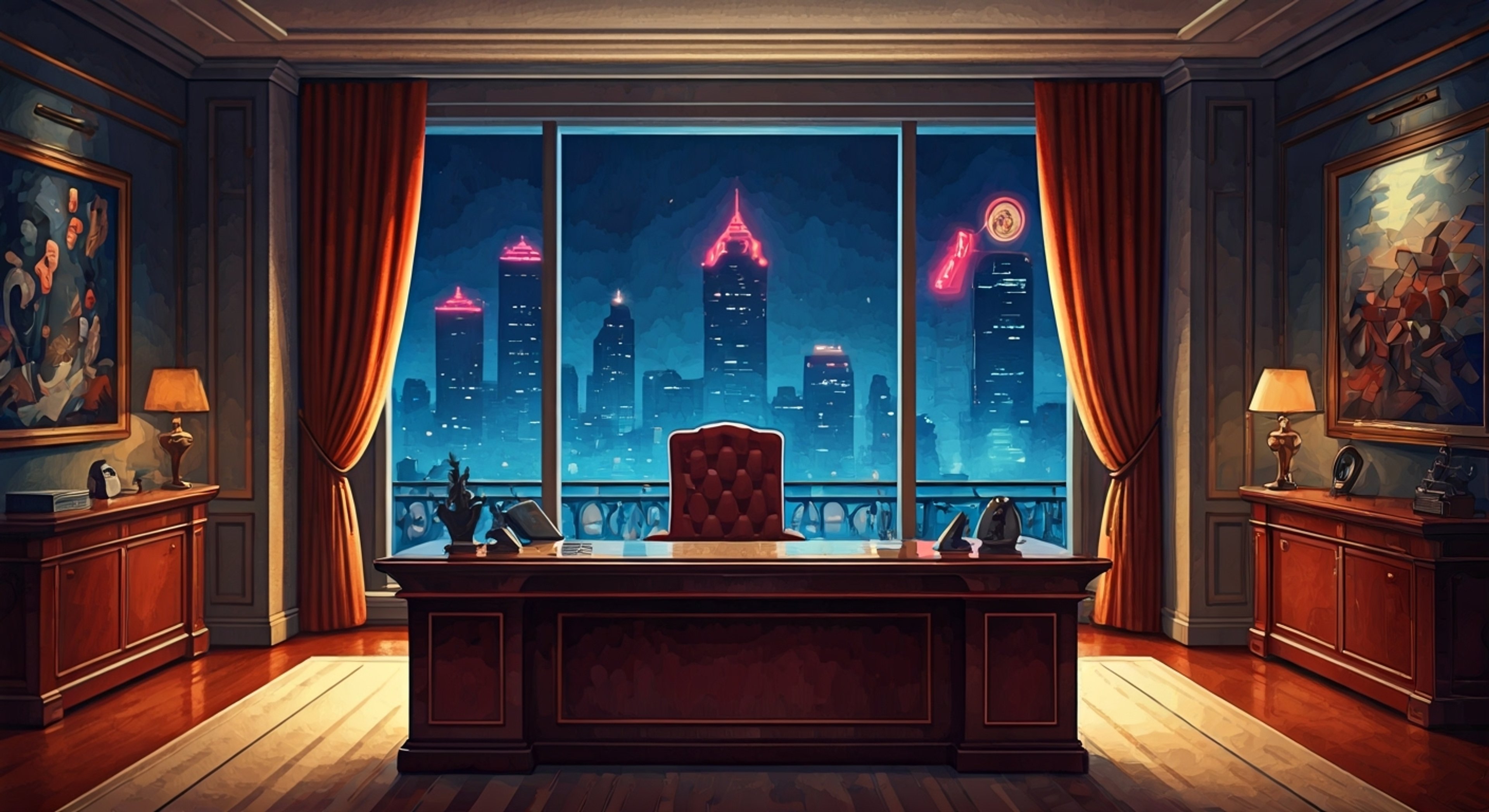 The scene opens in a dimly lit, luxurious office in Madripoor's high-town, where the Power Broker awaits your arrival. The tension is palpable as you enter, knowing you've either crossed a line or have something she desperately wants. Her reputation for ruthlessness precedes her, and the way she studies you from behind her desk suggests this won't be a pleasant conversation.