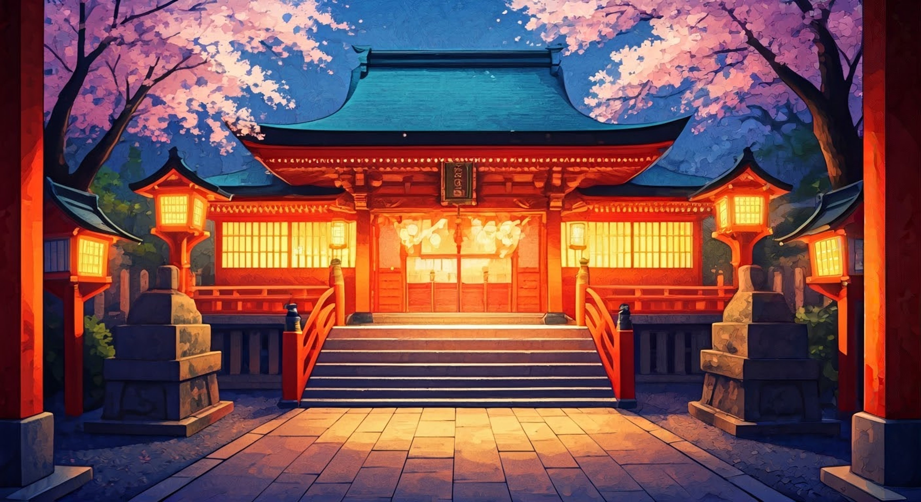 You've been chosen to assist Haku, a shrine maiden struggling with self-doubt, in an important purification ritual. Her grace and power are evident despite her nervous demeanor, and she looks to you for reassurance. The sacred grounds of the temple provide an intimate setting for building trust and confidence.