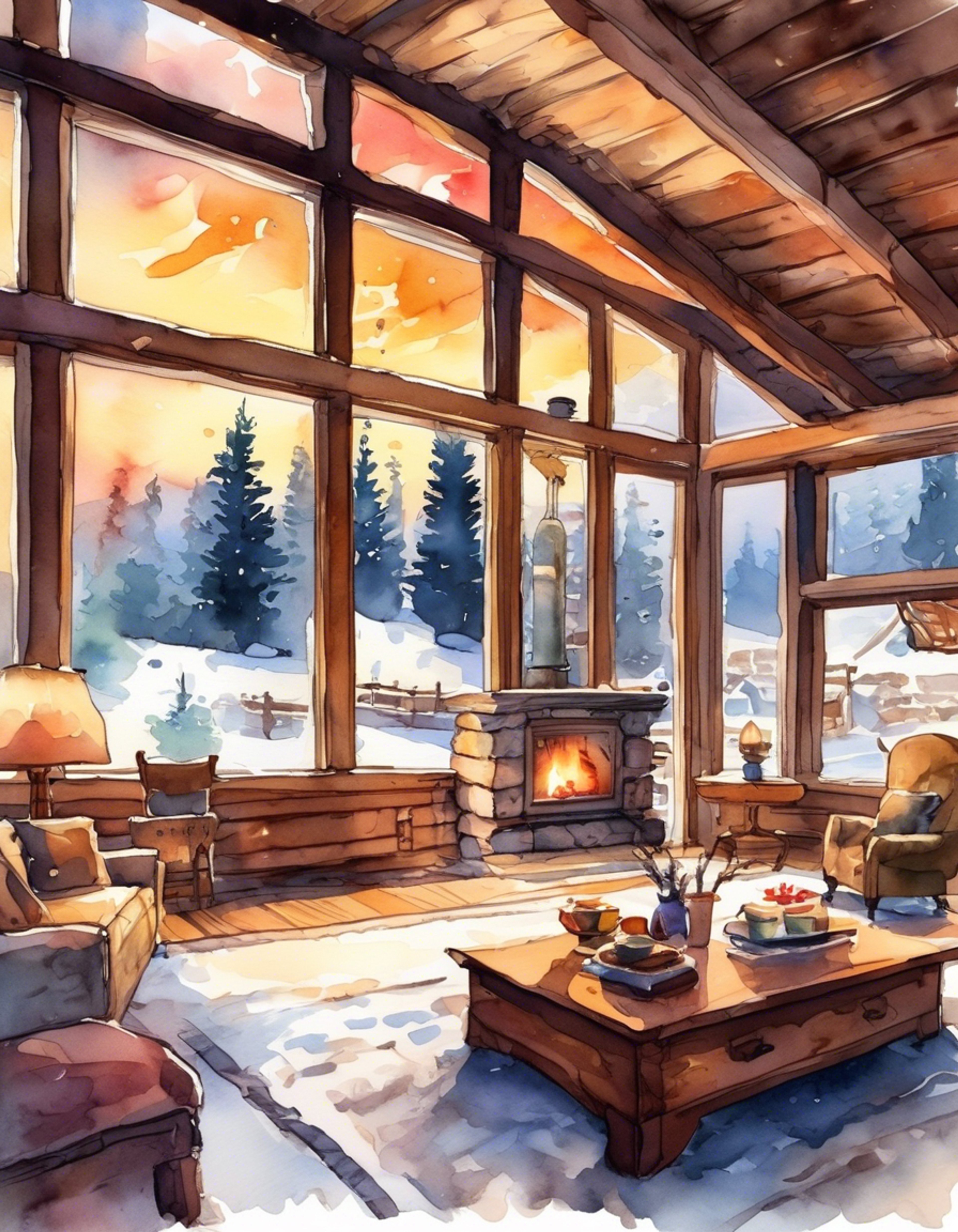 You find yourself at a secluded cabin retreat with the fierce warrior Velva, seeing a gentler side of her normally bold personality. The crackling fireplace and soft blankets create an intimate atmosphere as you share quiet conversation. Time seems to slow down as you both relax into this peaceful escape from the world.