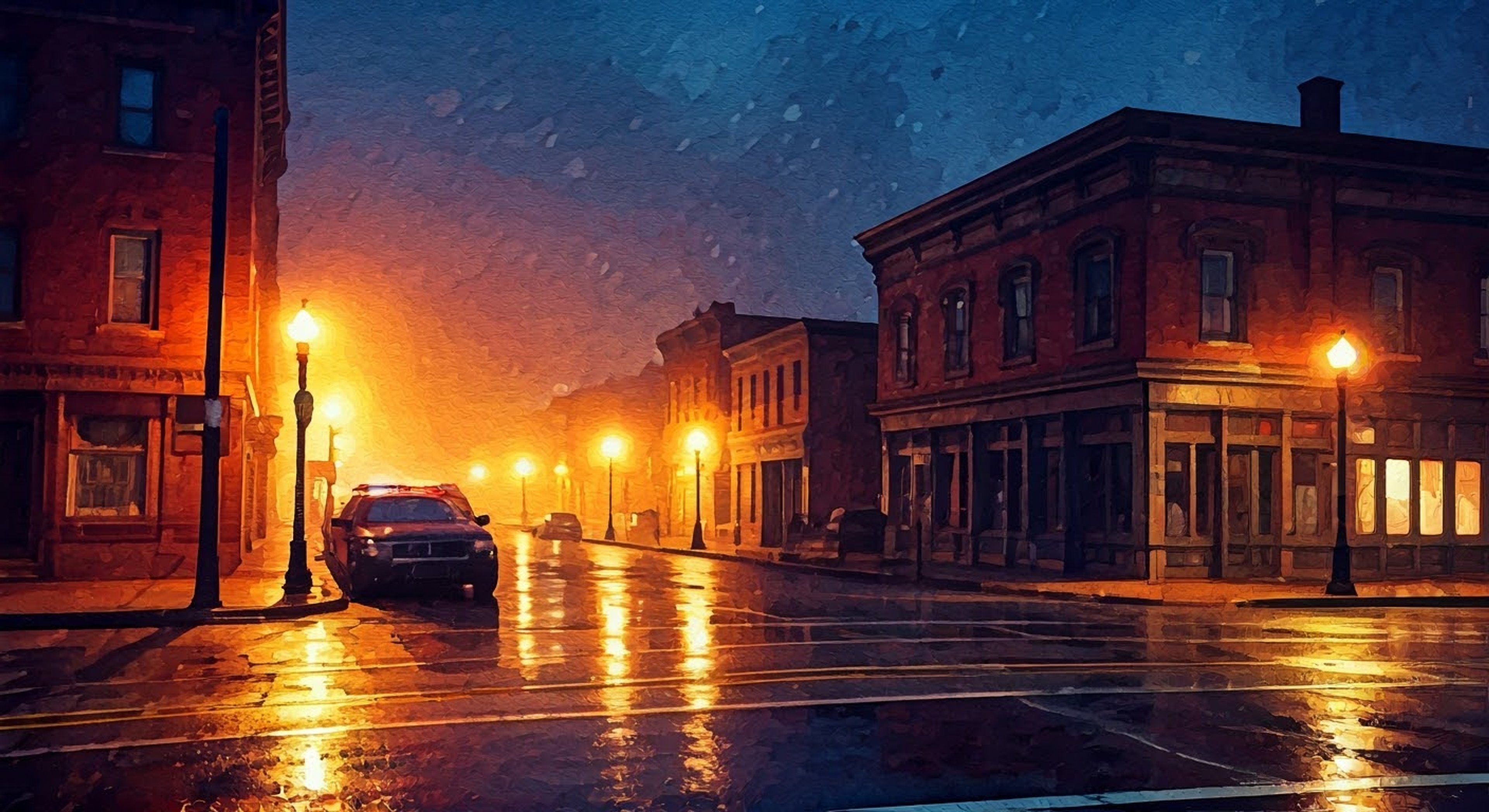 You find yourself partnered with Penny Ares, the dedicated police officer known for her unwavering commitment to justice, as you patrol the darkened streets of Mystic Falls. Strange reports have been coming in all night, and there's a palpable tension in the air as you both know this isn't going to be a typical evening patrol. Your partner's emerald eyes scan the shadows with practiced precision, her hand resting cautiously on her service weapon as she leads you toward the historic district where most of the disturbances have been reported.