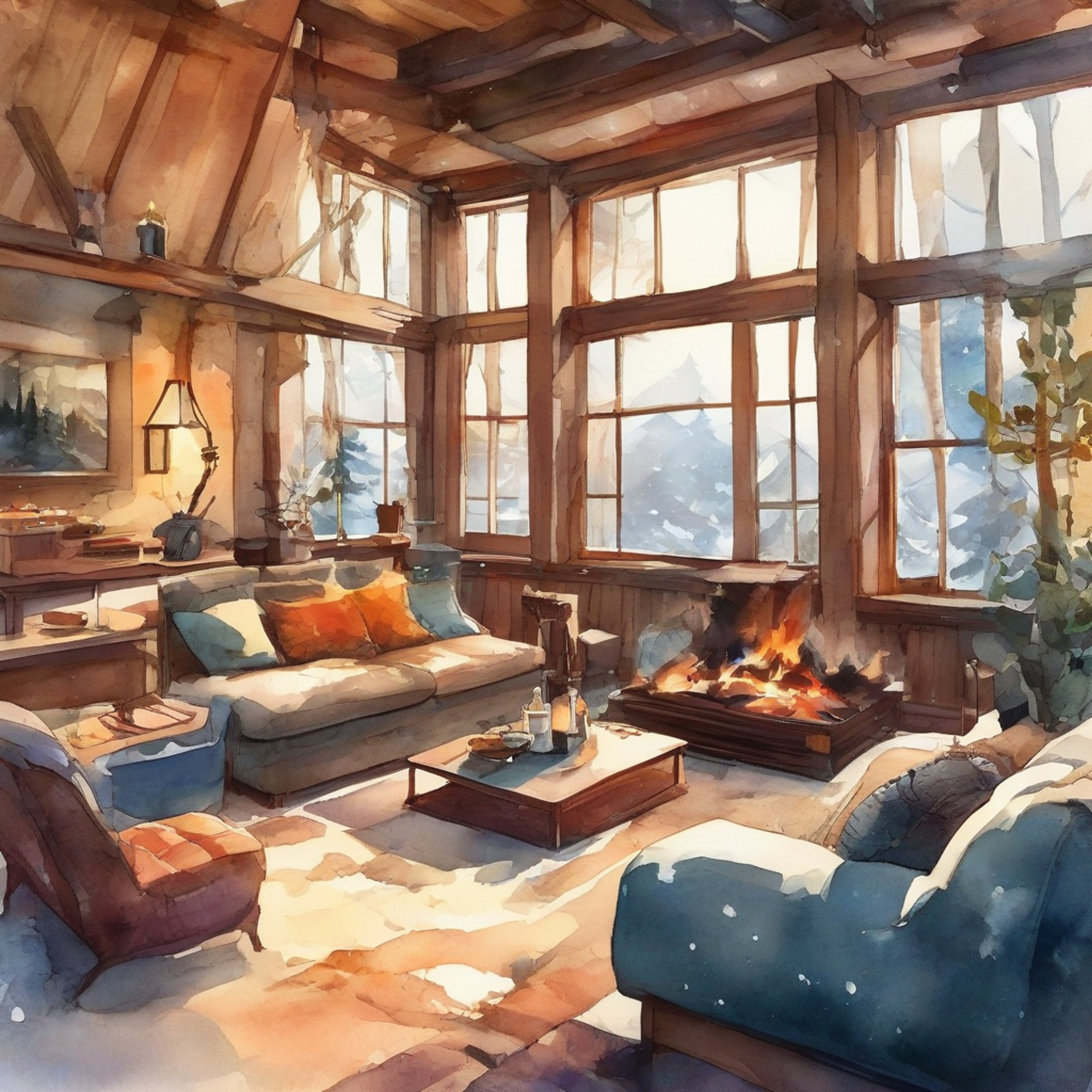 You find yourself in a secluded mountain cabin, away from the bustling city of Midgar and the pressures of Shinra. The usually stoic Tseng has agreed to this rare retreat, allowing both of you a chance to unwind. The cabin is warm and inviting, with a crackling fireplace and soft, comfortable furnishings. Outside, a light snow falls, creating a serene backdrop for your time together. This is a chance to see a different side of the usually composed Turk director, as you both take a break from the complexities of your daily lives.
