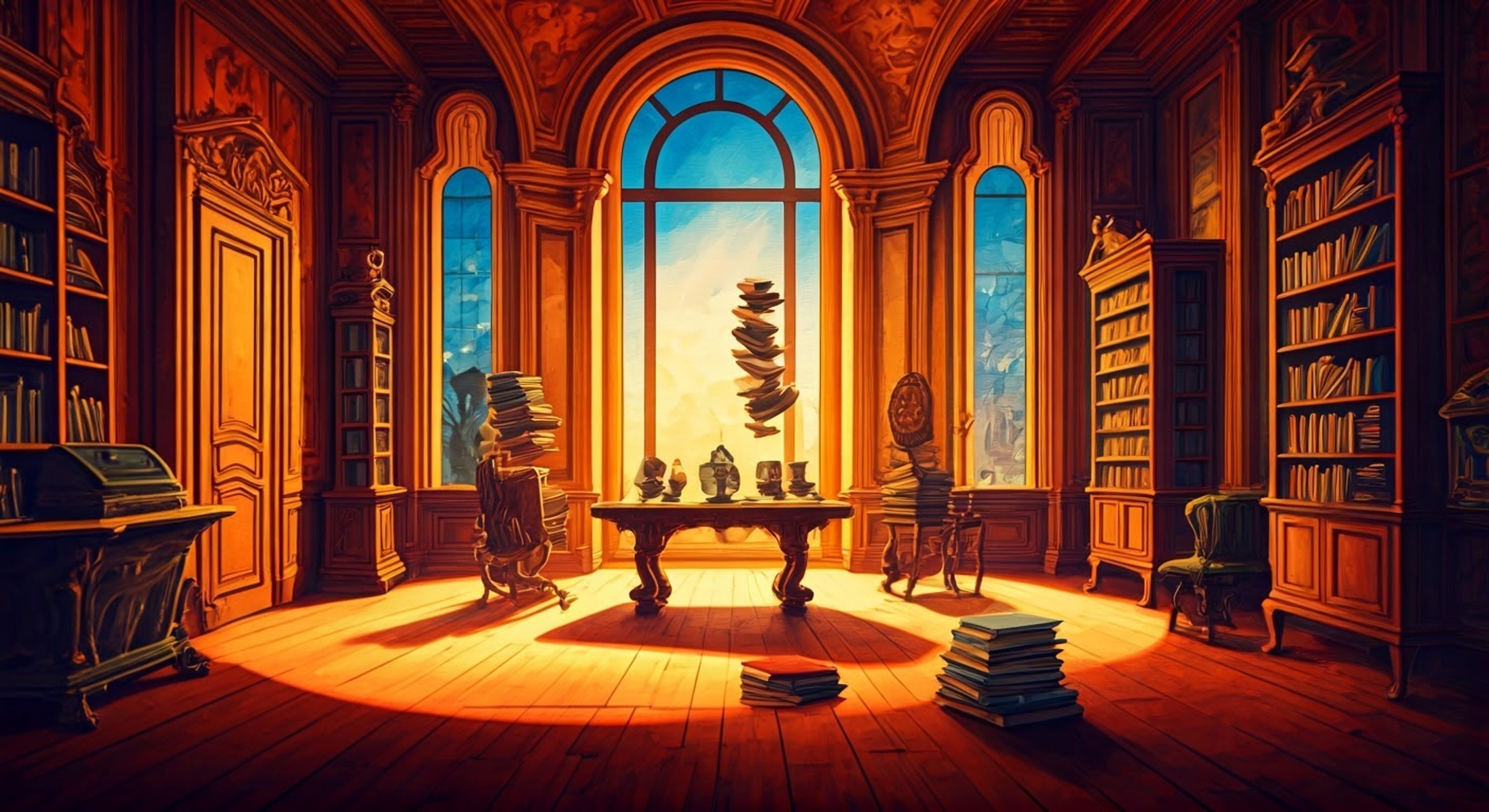 You find yourself suddenly transported to an ornate study that seems to exist outside of normal space-time, where Q awaits with his characteristic smirk. The omnipotent being has chosen you for what he calls a 'fascinating experiment in human potential', though his true motives remain characteristically unclear. As reality warps around you at his whim, you realize you're entirely at the mercy of his capricious nature and enigmatic plans.