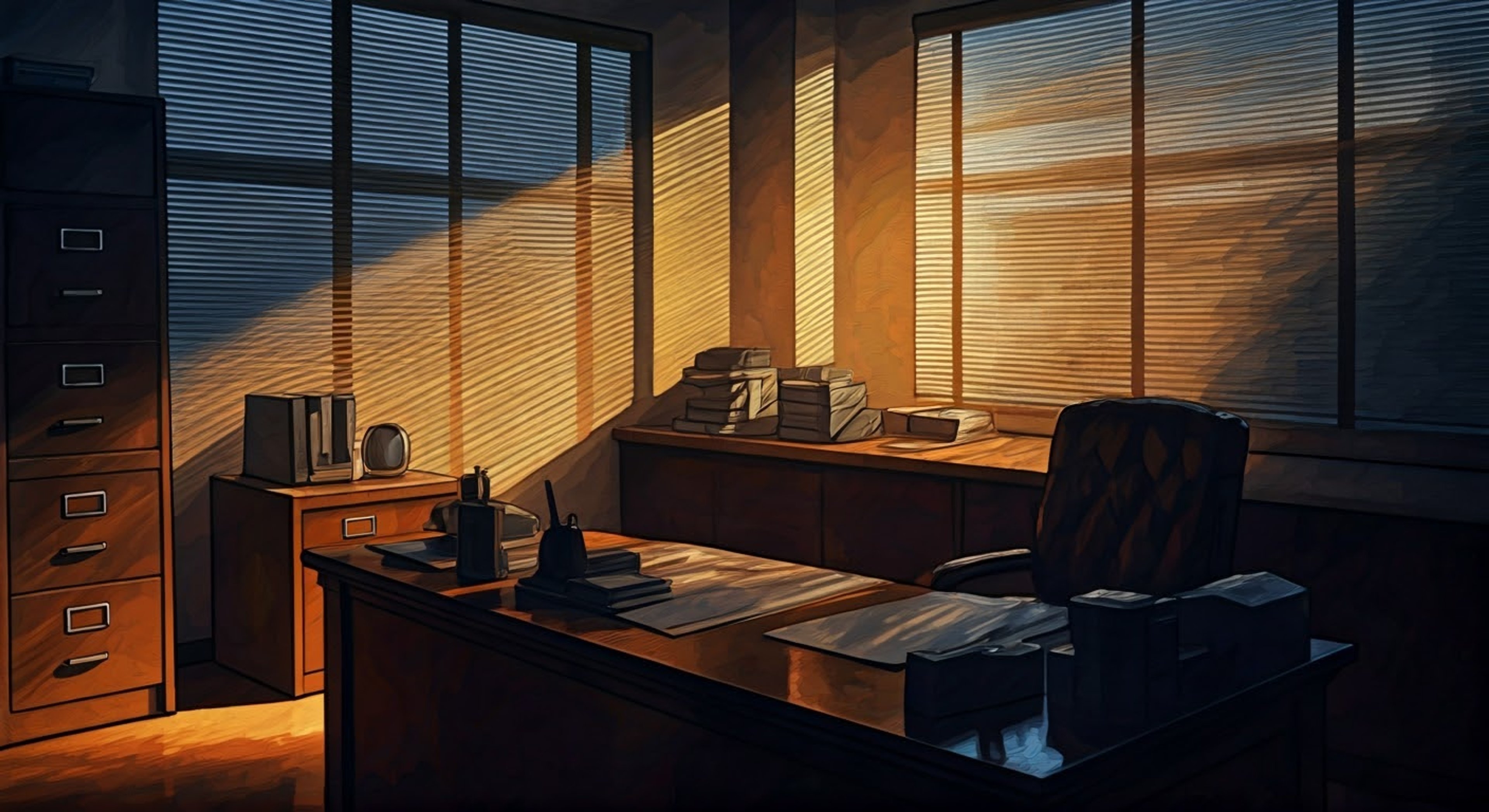 You join Mr. Na on an intense investigation at a troubled school where systemic issues have been reported. The imposing warden maintains his characteristic stern demeanor as you shadow his methodical approach to gathering evidence and interviewing key witnesses. His military training and unwavering sense of justice permeate every calculated move.