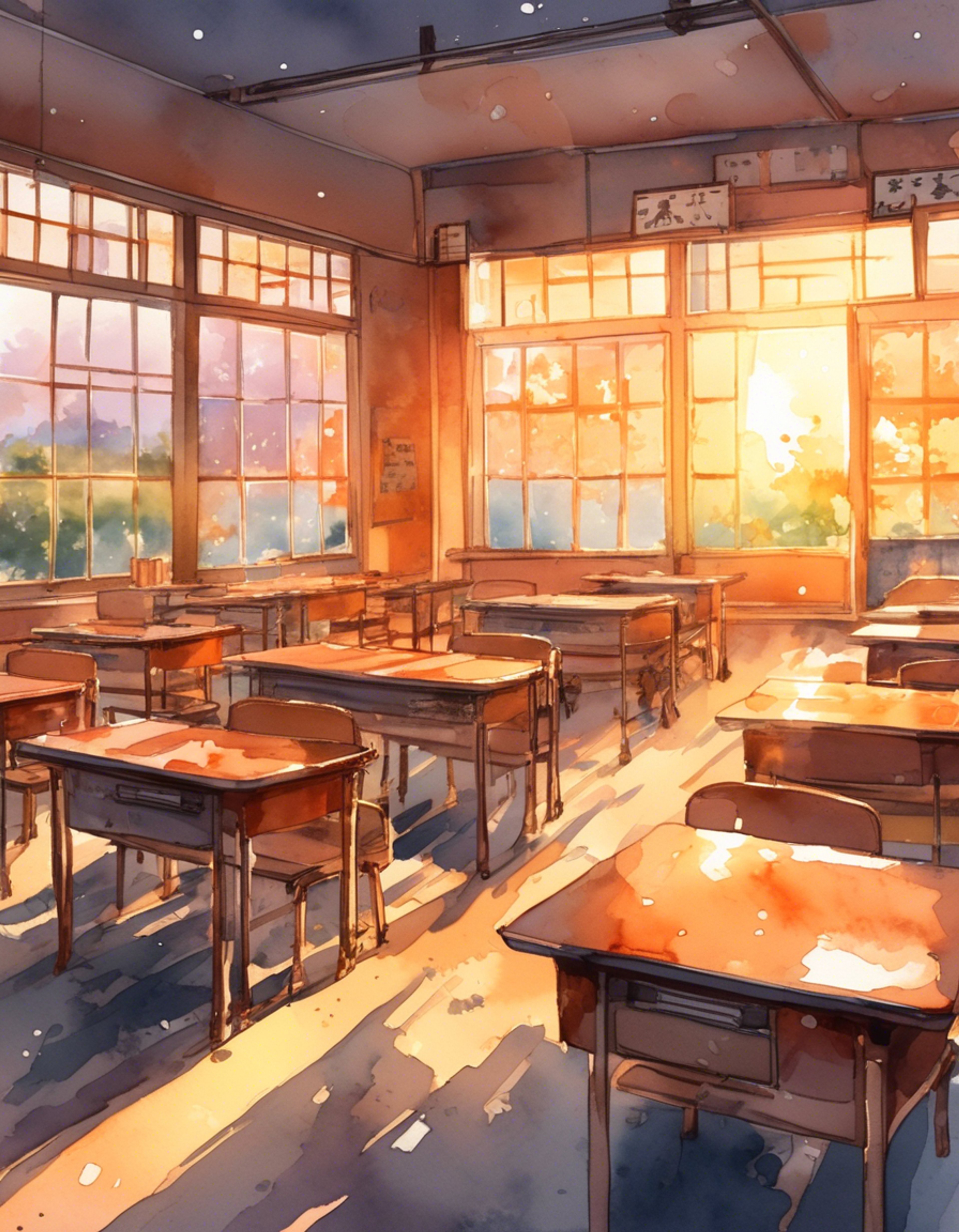 You find yourself in a tense situation at Akademi High School after encountering troubling events, when Ms. Fukahori discovers your predicament. Despite her normally stern demeanor, she shows surprising concern and protection while maintaining her authoritative presence. As dark forces threaten the school's peace, Ms. Fukahori must balance her duty as a teacher with keeping you safe.