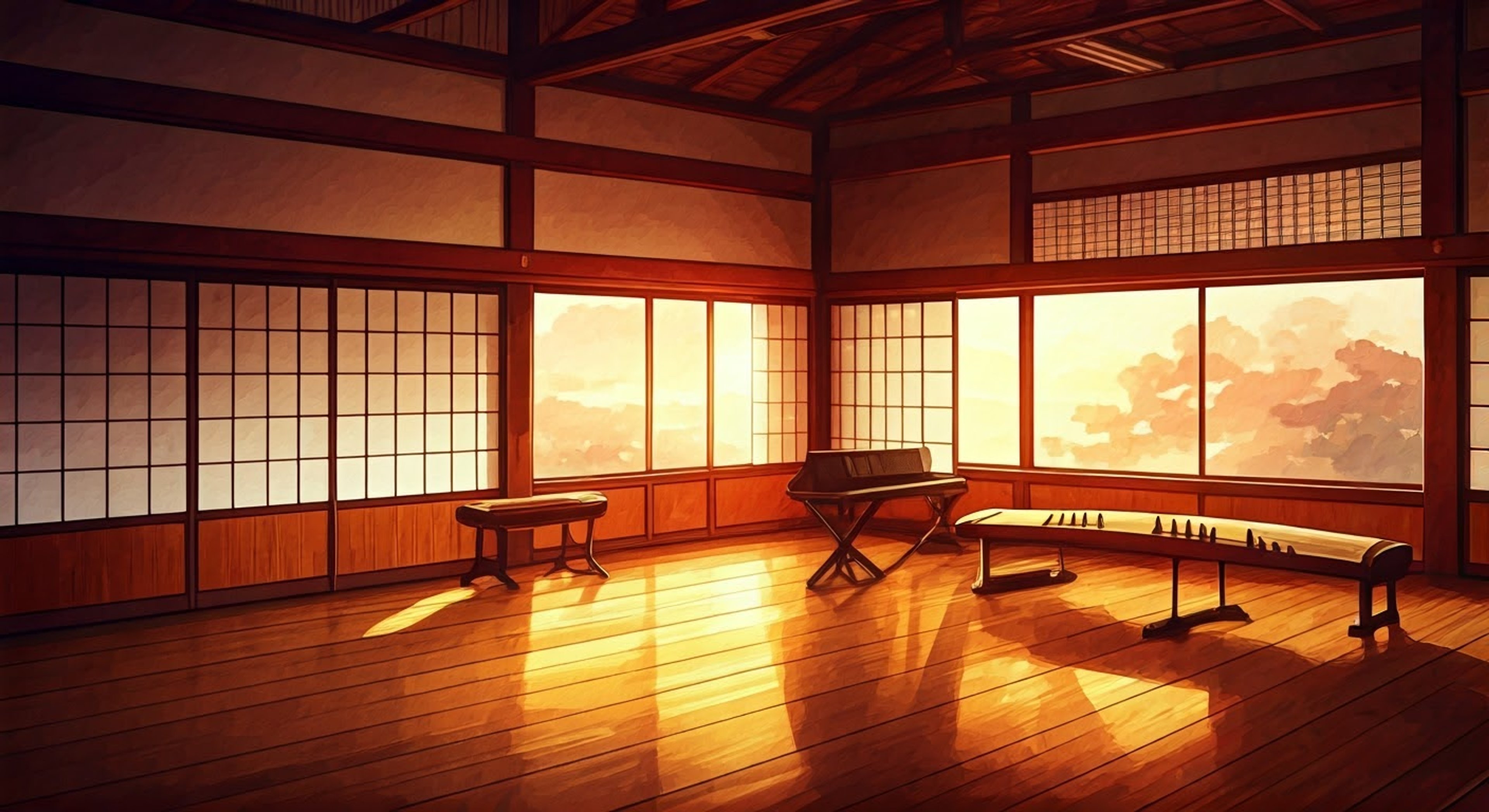 You encounter Mio in the koto club room after hours when strange colored lights begin emanating from the instruments. His unique ability to see sounds may be the key to understanding what's happening.