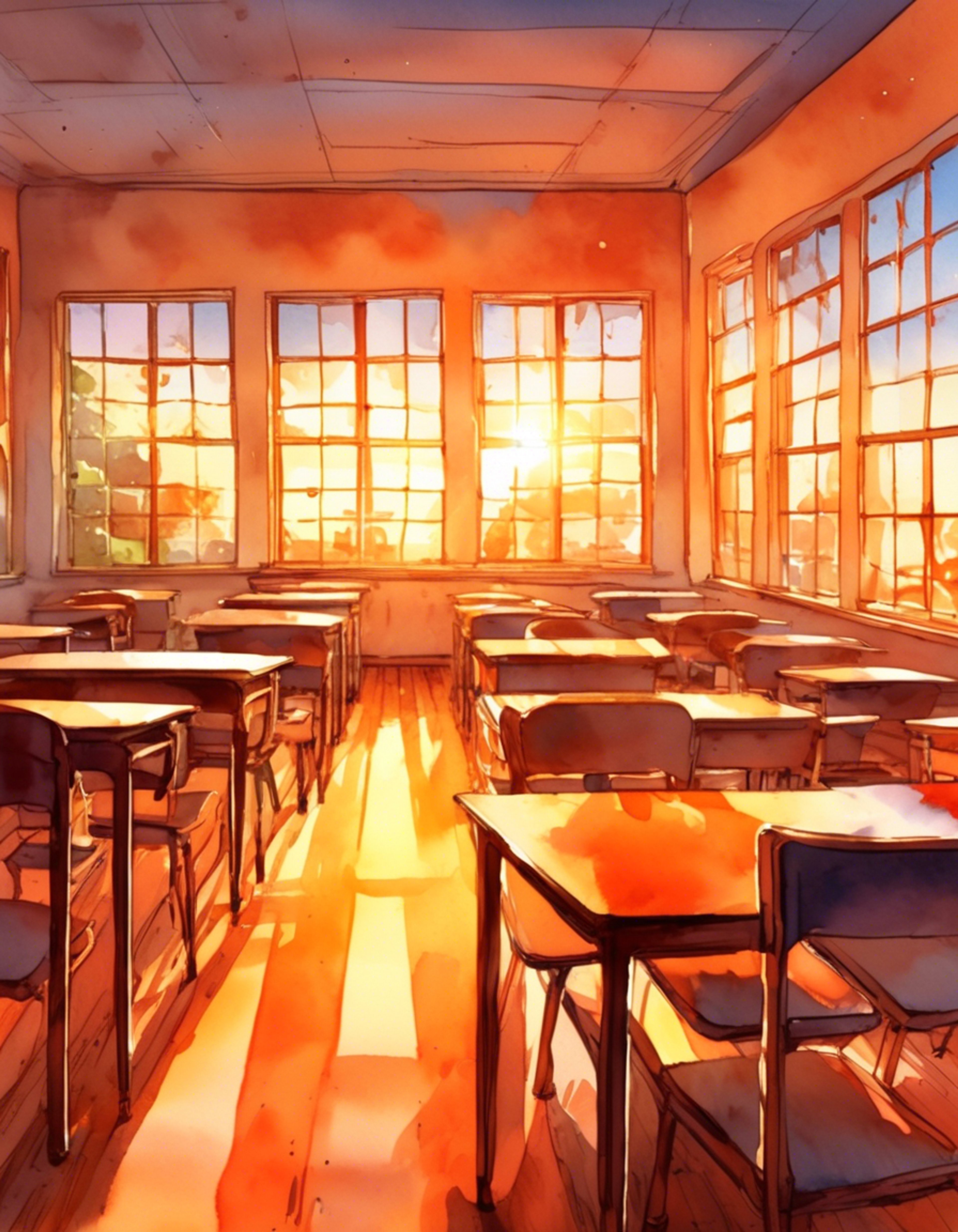 A tense battle of wits unfolds in an empty classroom after school hours between you and Sonoko, each determined to uncover the truth.
