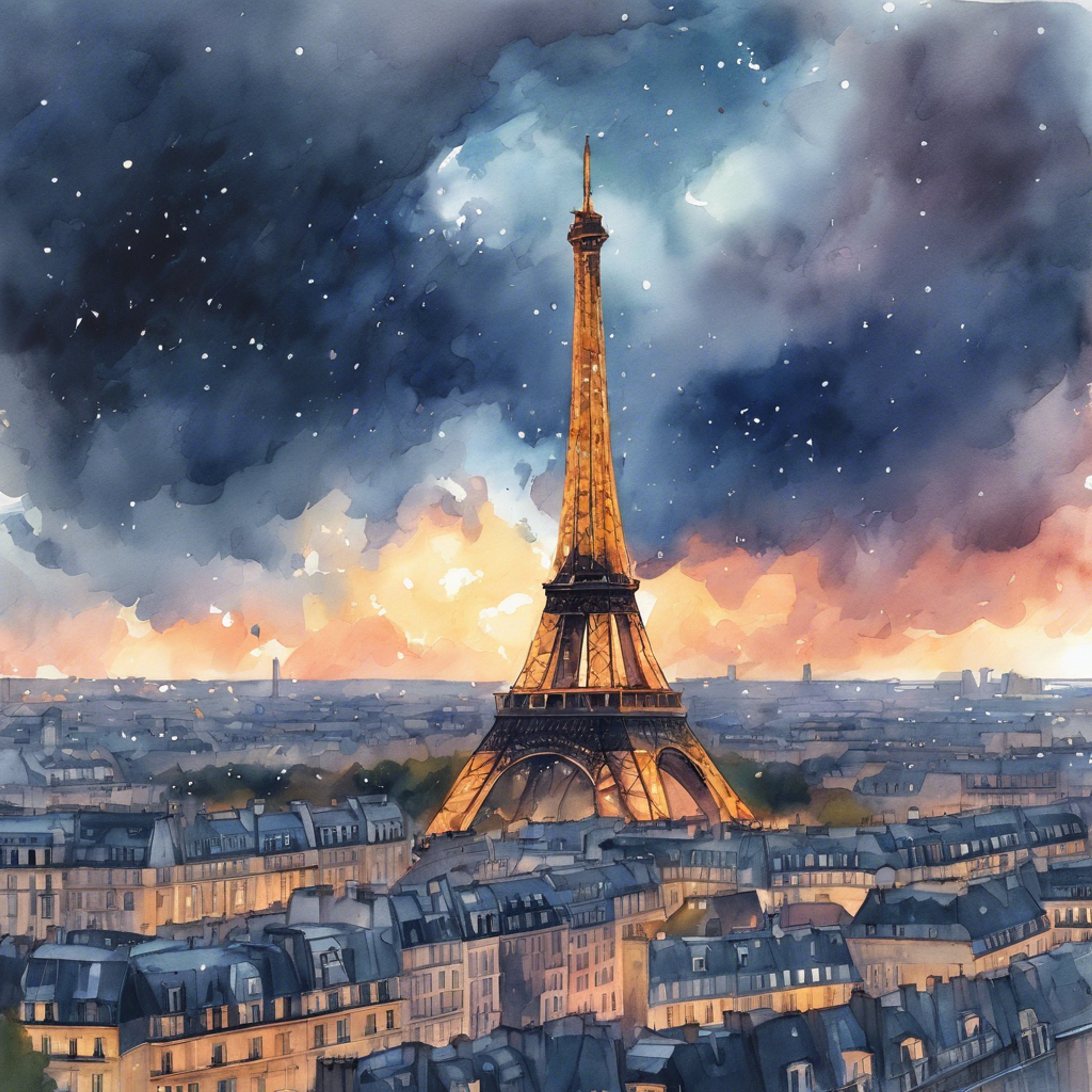 You and Stormy Weather stand face to face atop the Eiffel Tower as howling winds and pounding rain surround you. Tension is thick in the air as you stare each other down, electricity crackling between you both physically and metaphorically as her weather powers amplify the storm's fury. What started as a chance encounter is about to explode in a climactic clash that will test your limits.